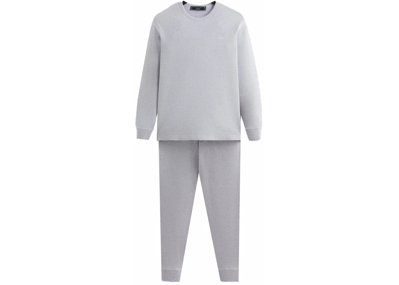 Kith Kithmas Waffle Thermal Set Light Heather Grey
