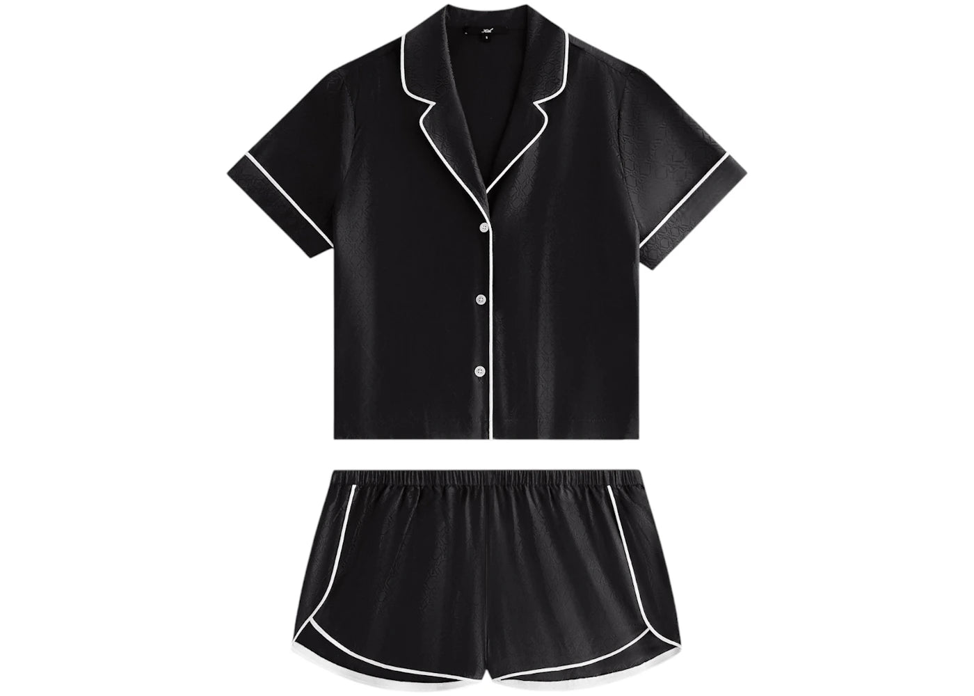 Kith Kithmas Women Crest Monogram Pajama Set Black