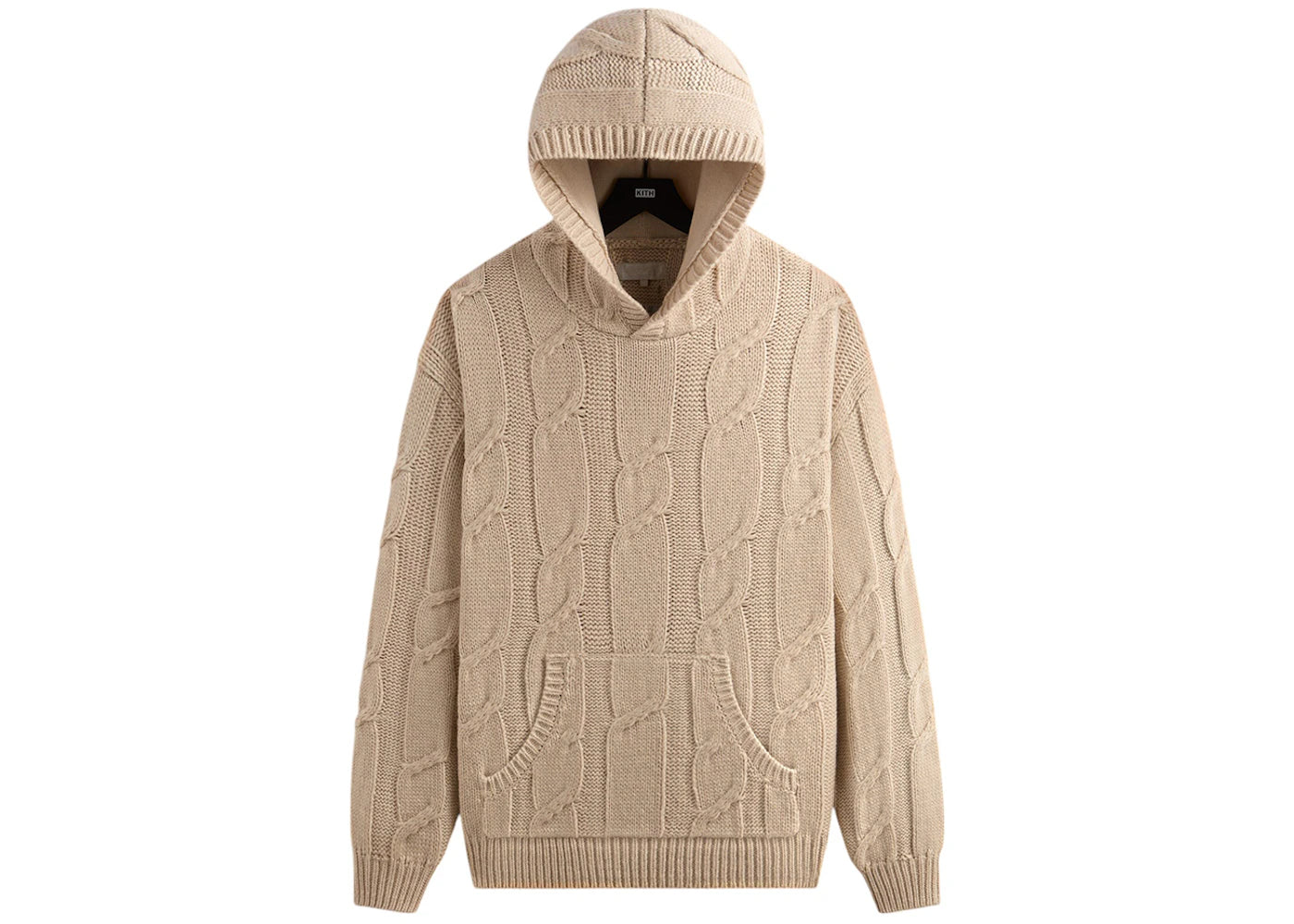 Kith Knit Elliot Hoodie Sandy Heather