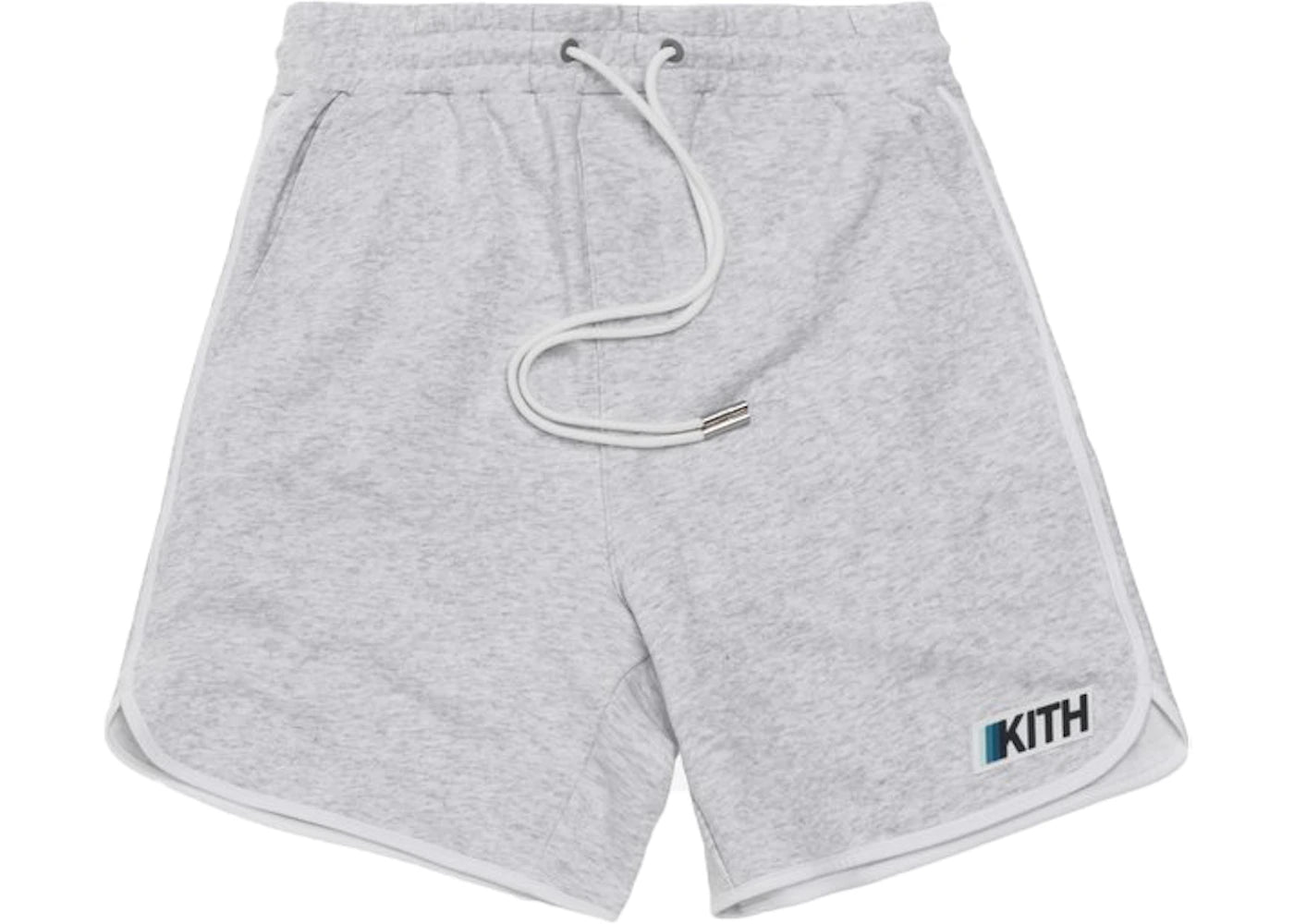Kith Knit Jordan Sweatshort Light Heather Grey