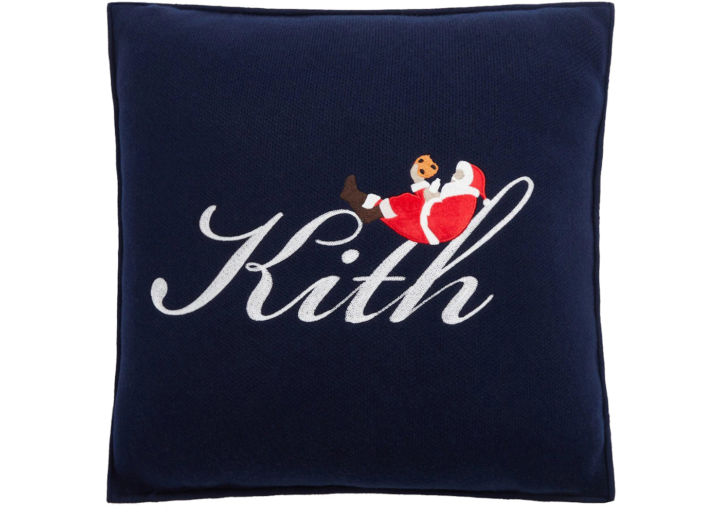 Kith Kithmas Knit Throw Pillow Nocturnal