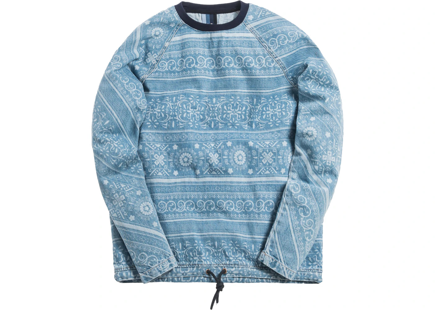 Kith L/S Denim Johnson Crewneck Hosu 2.0 Wash