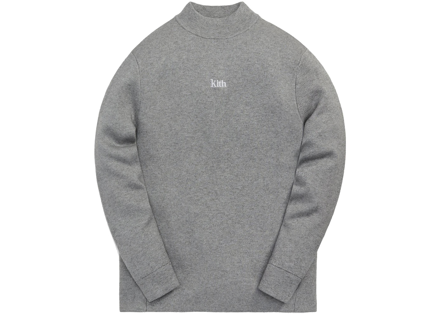 Kith L/S Mockneck Light Heather Grey