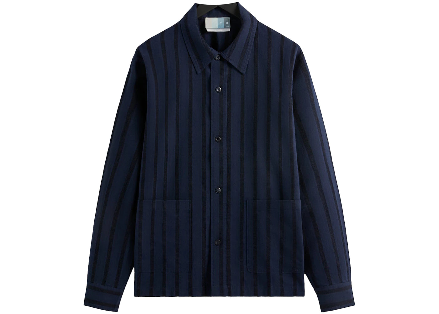 Kith L/S Poplin Boxy Collared Overshirt Nocturnal