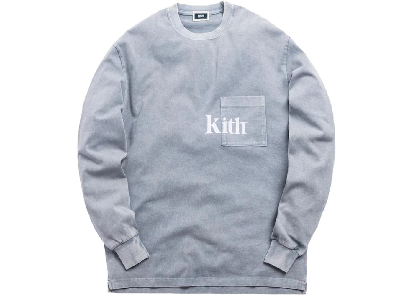 Kith L/S Quinn Pocket Tee Light Indigo