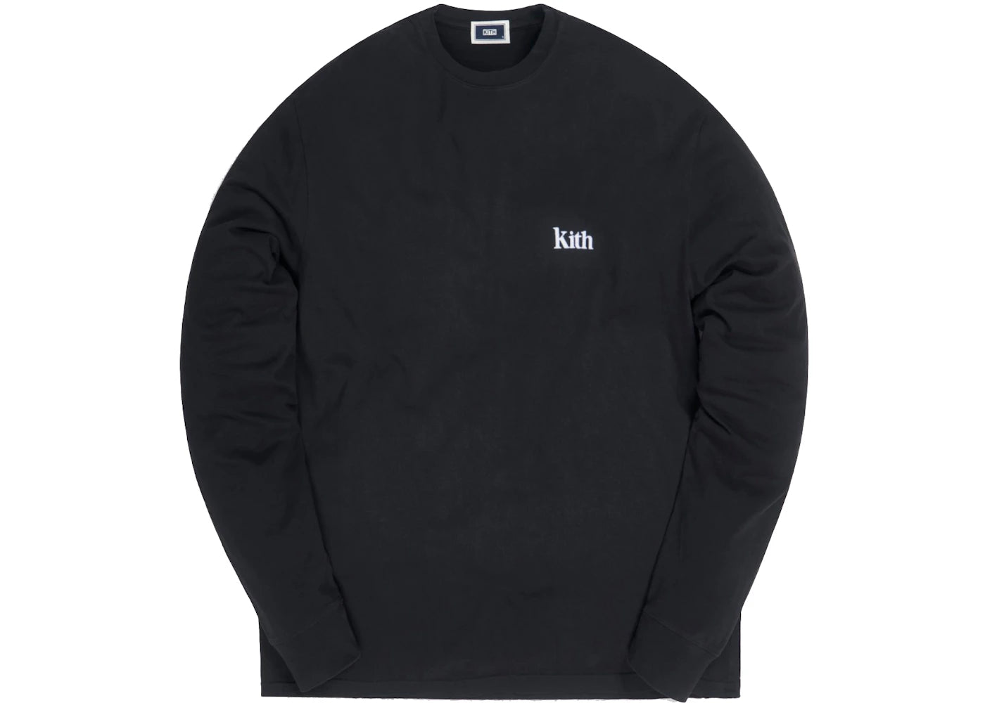 Kith L/S Serif Tee Soft Black