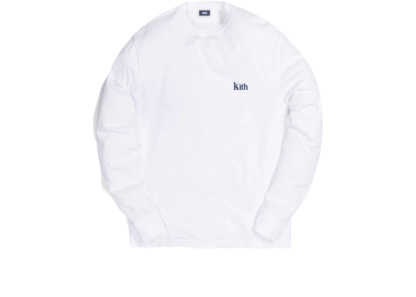 Kith L/S Serif Tee White