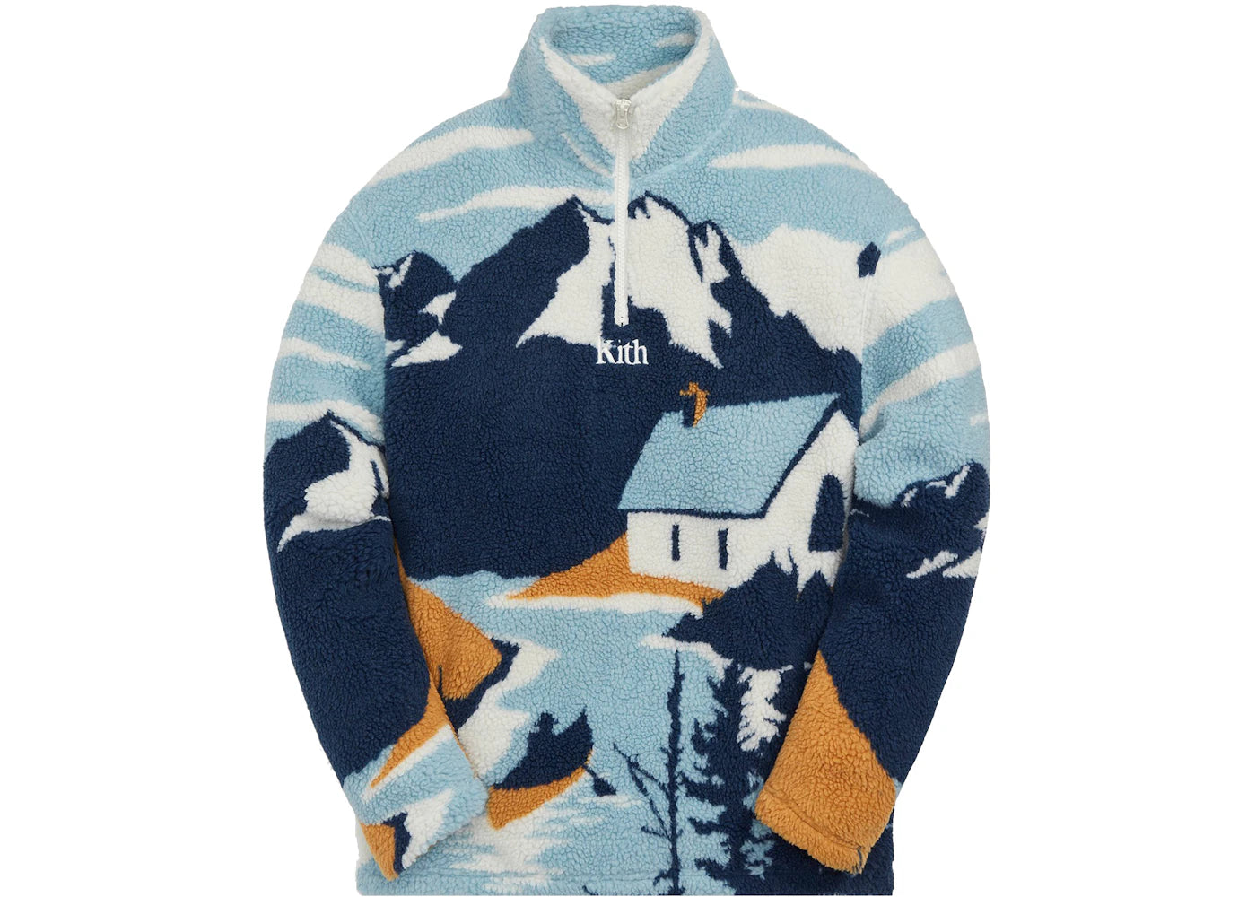 Kith Lakeside Claremont Sherpa Quarter Zip Summit