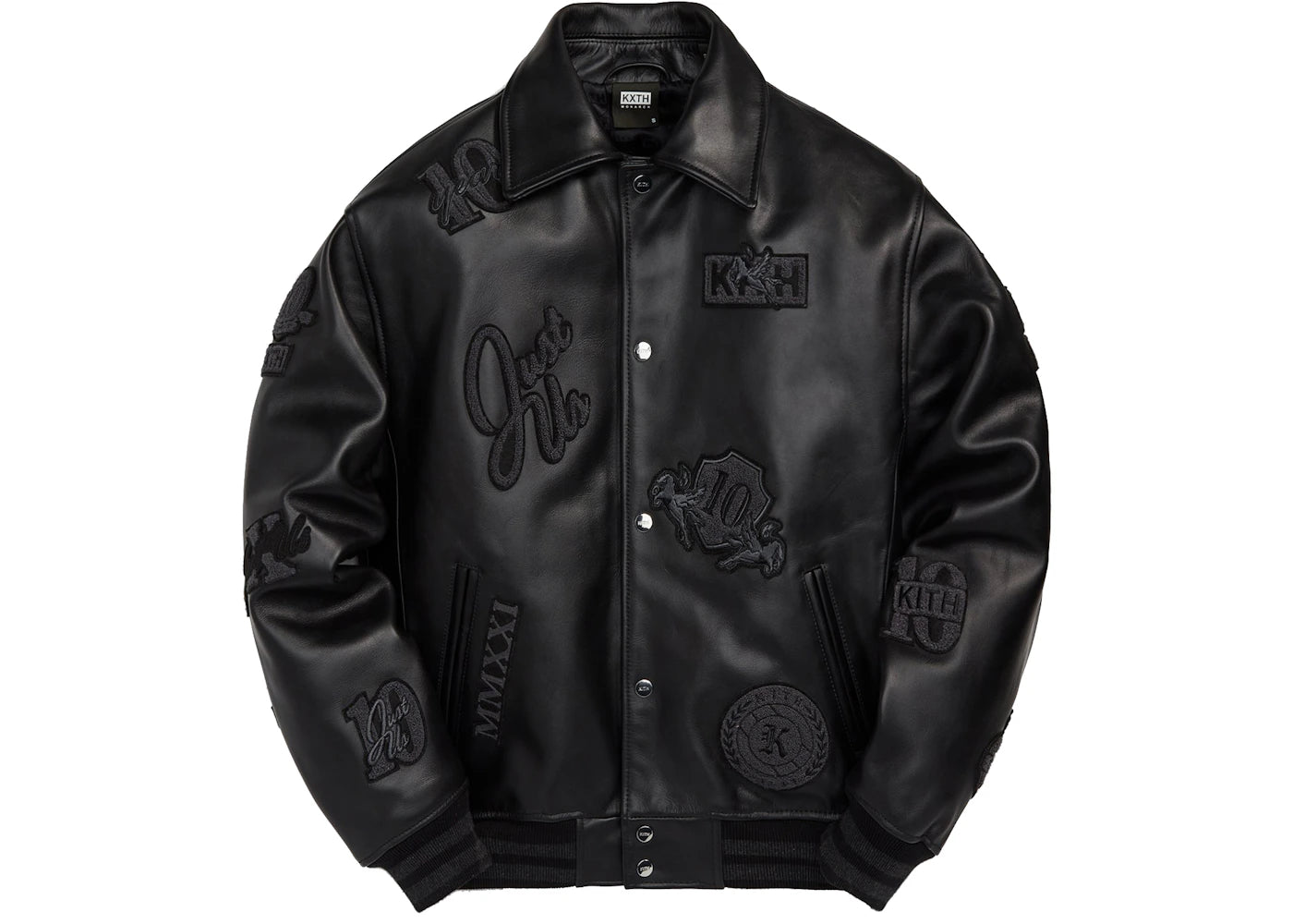 Kith Leather Coaches Jacket Monarch