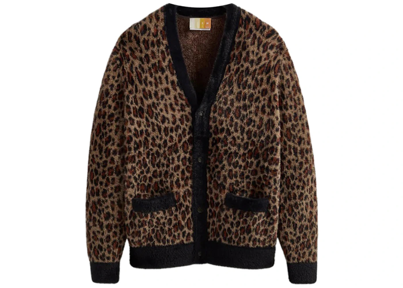 Kith Leopard Mohair Cardigan Birch