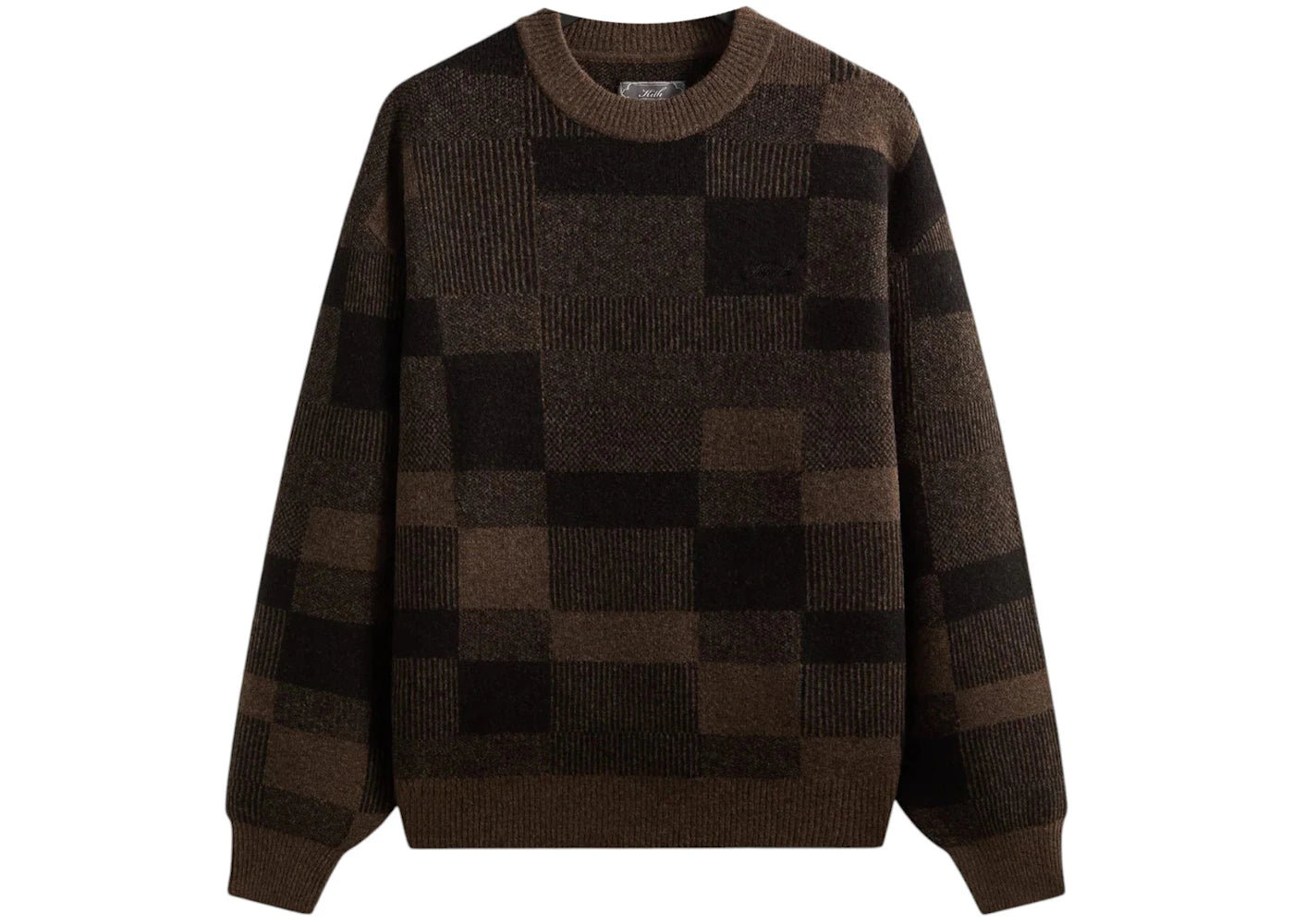 Kith Lewis Check Sweater Kindling