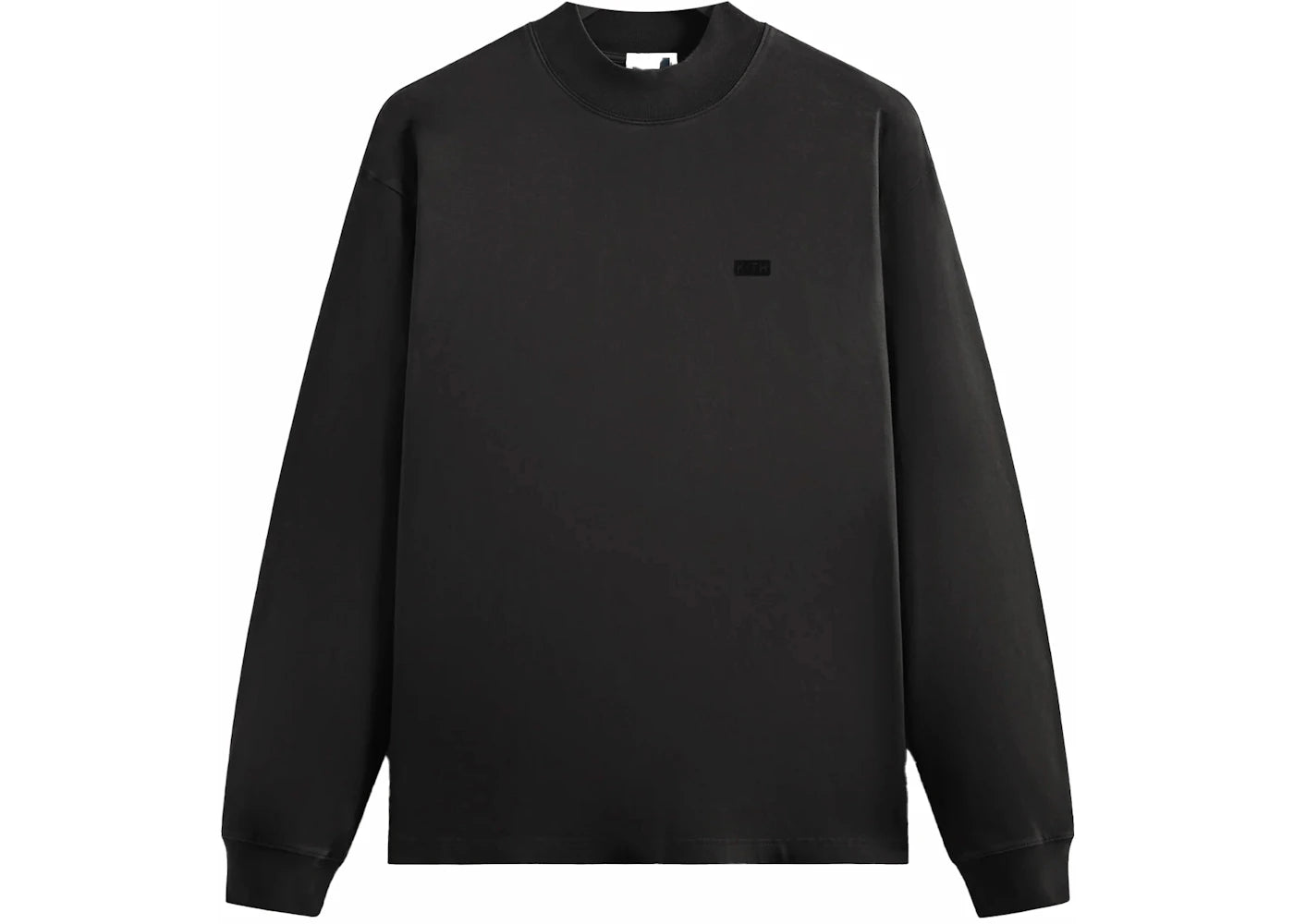 Kith Long Sleeve Mock Neck Lax Tee Black