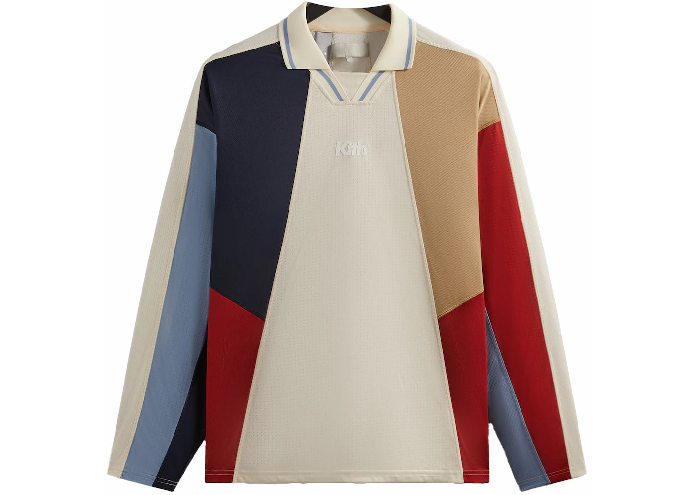 Kith Long Sleeve Panelled Otto Polo Sandrift