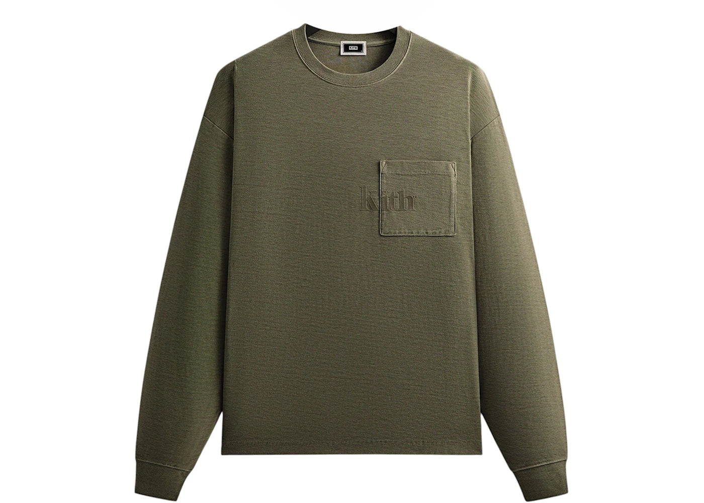 Kith Long Sleeve Quinn Tee Misty Fog