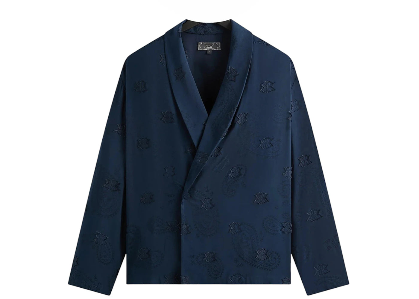 Kith Long Sleeve Thompson Crossover Shirt Nocturnal