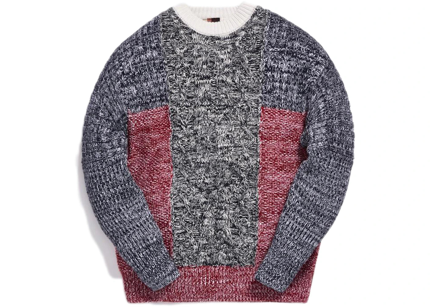 Kith Luca Cable Knit Sweater Navy/Multi