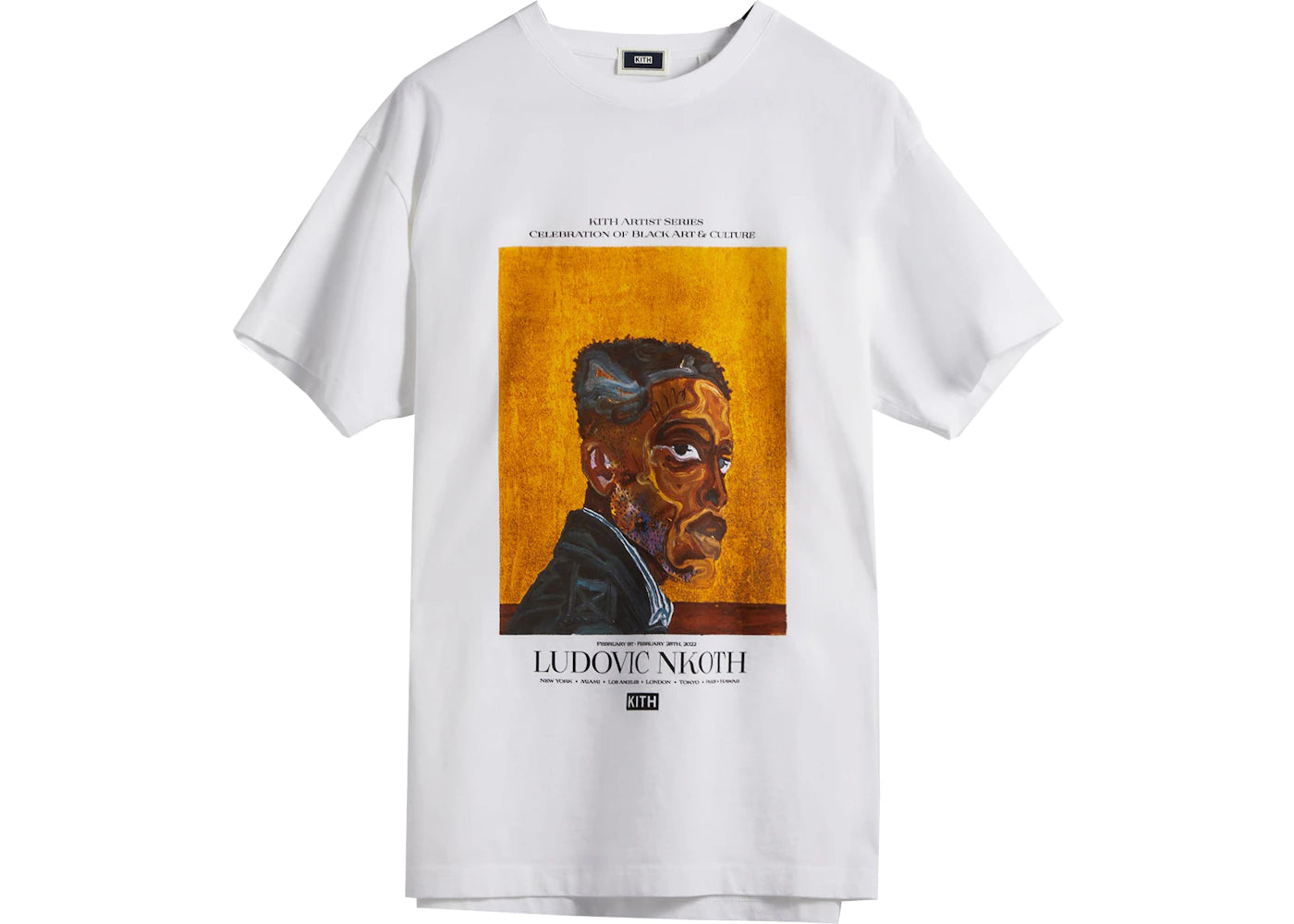 Kith Ludovic Nkoth Gallery Tee White