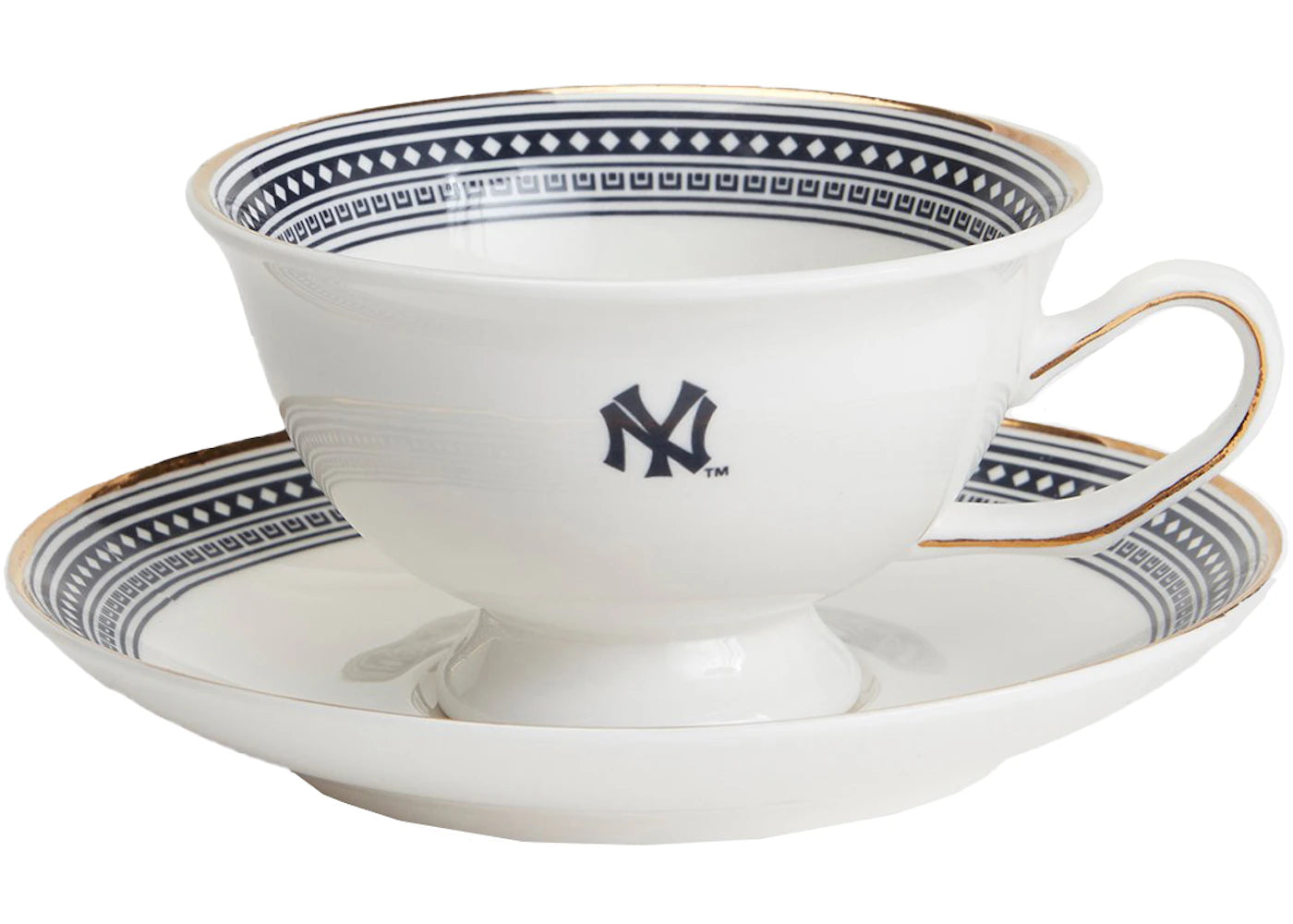 Kith MLB for New York Yankees 2 Piece Teacup Set Sandrift