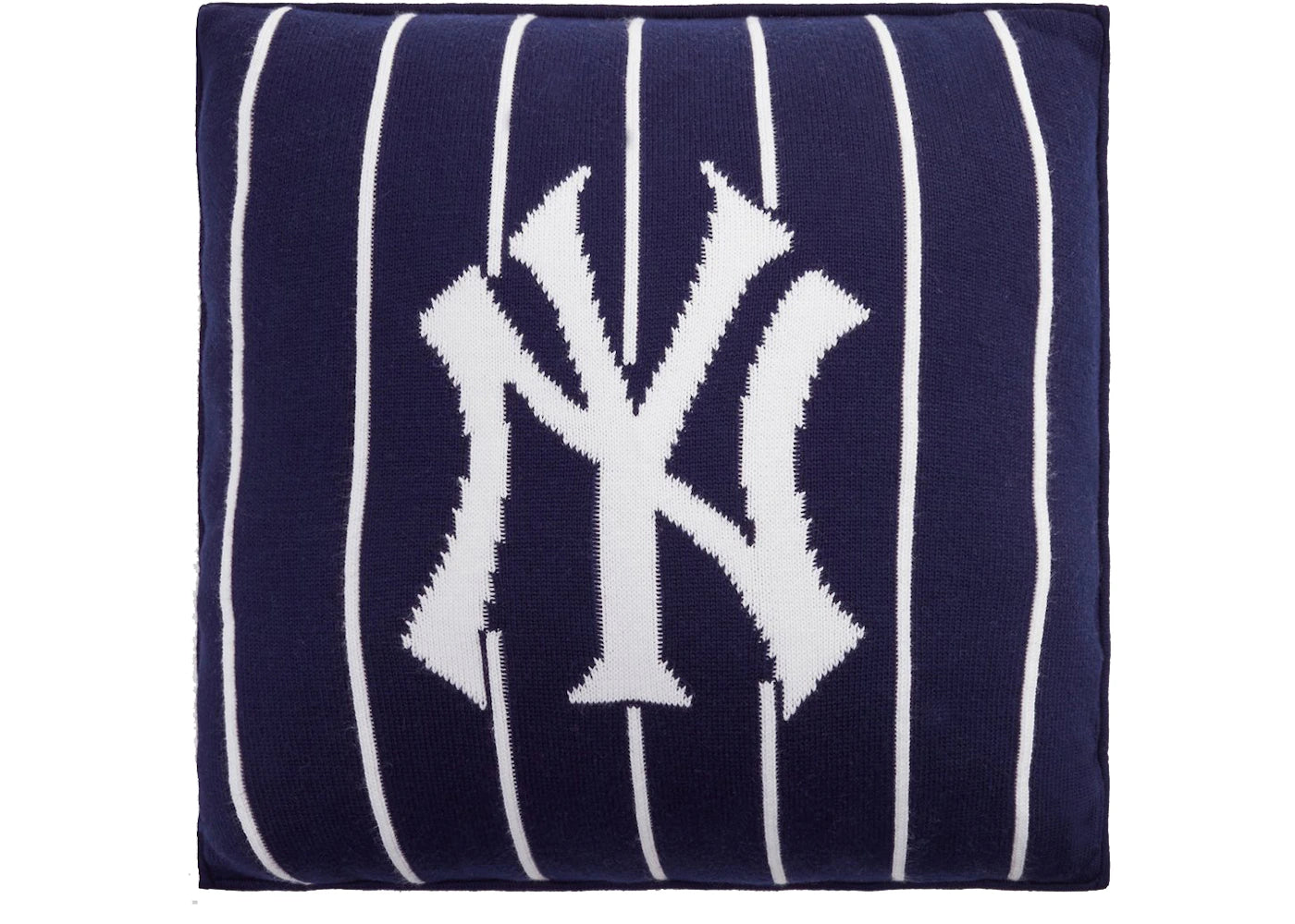 Kith & MLB for New York Yankees Pinstripe Knitted Throw Pillow Nocturnal