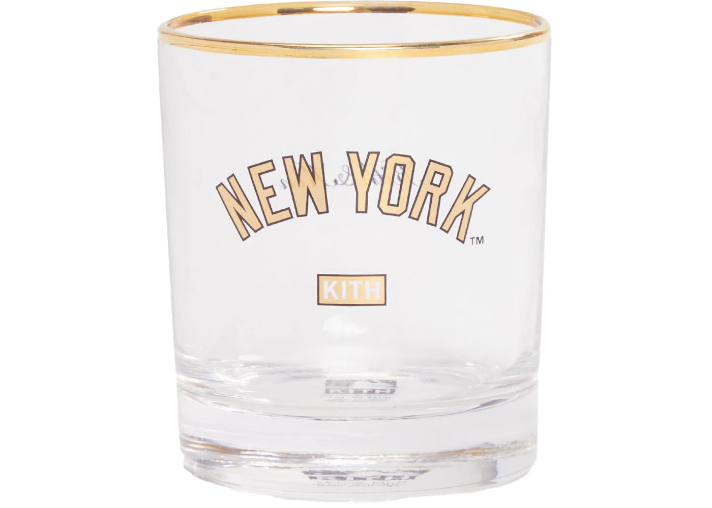Kith MLB for New York Yankees Whiskey Glass Multi