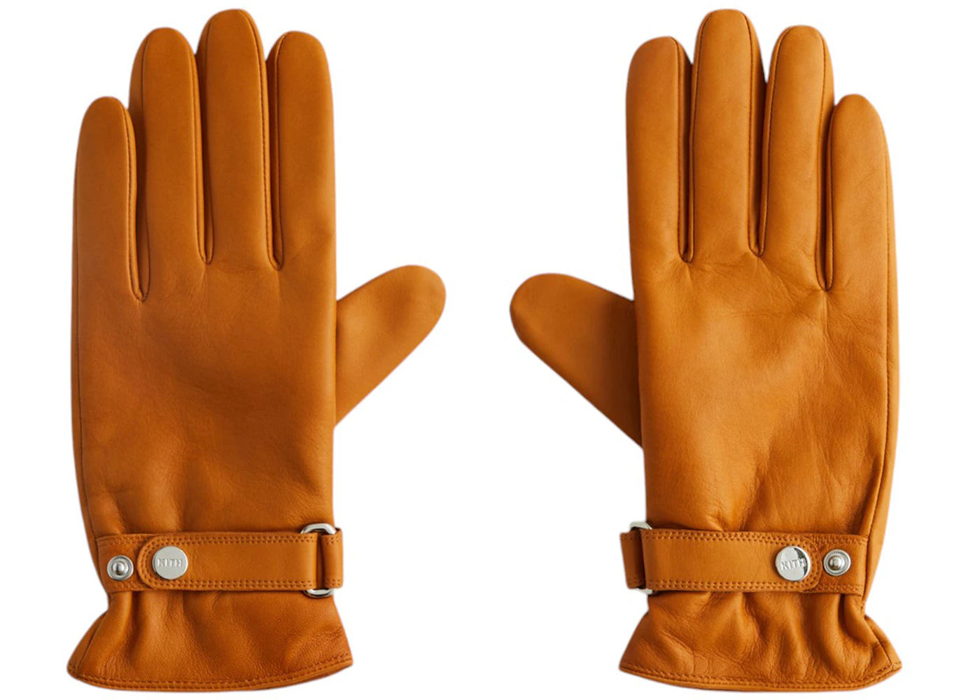 Kith Manhattan Leather Gloves Desert