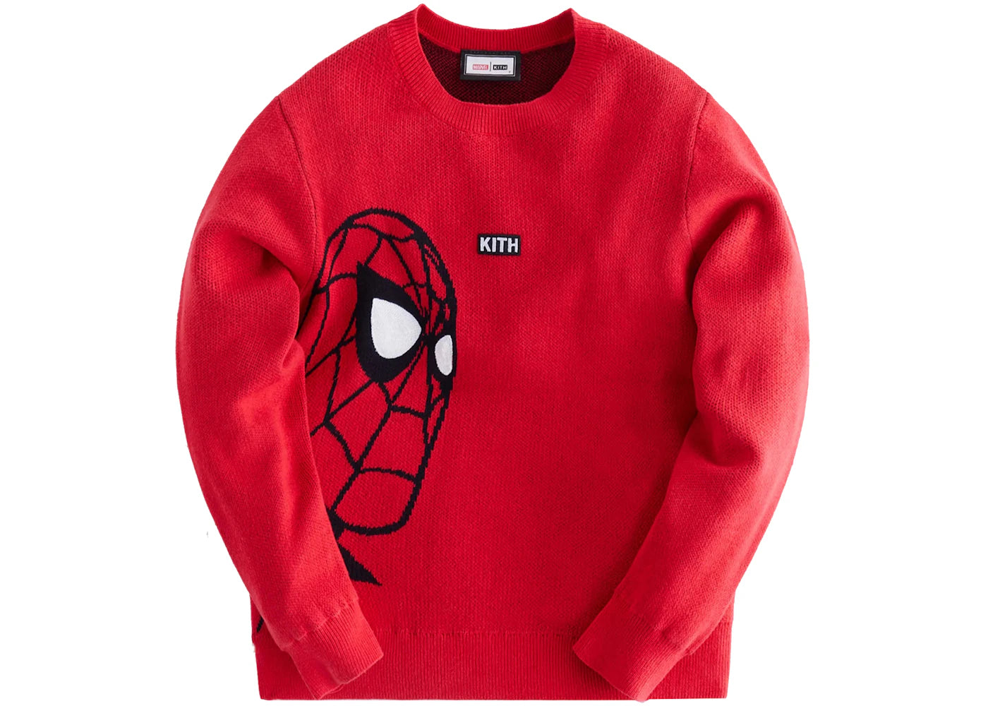 Kith Marvel Kids Spider-Man Hero Knit Crew Retro
