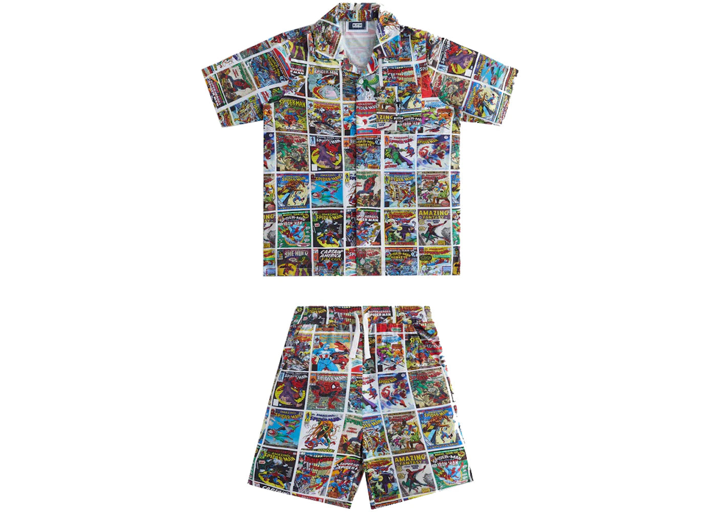 Kith Marvel Kids Spider-Man Pajama Set Sandrift
