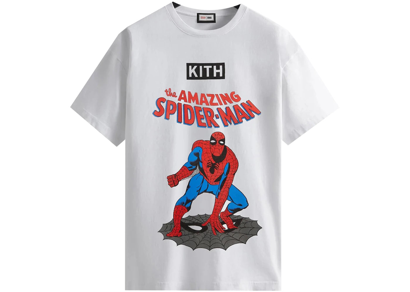 Kith Marvel Spider-Man Allies Vintage Tee White