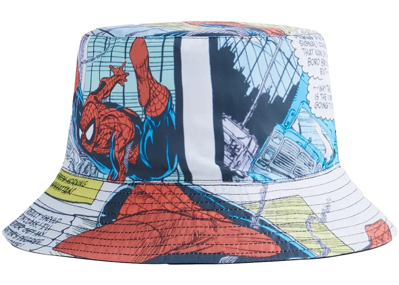 Kith Marvel Spider-Man Reversible Bucket Hat Black