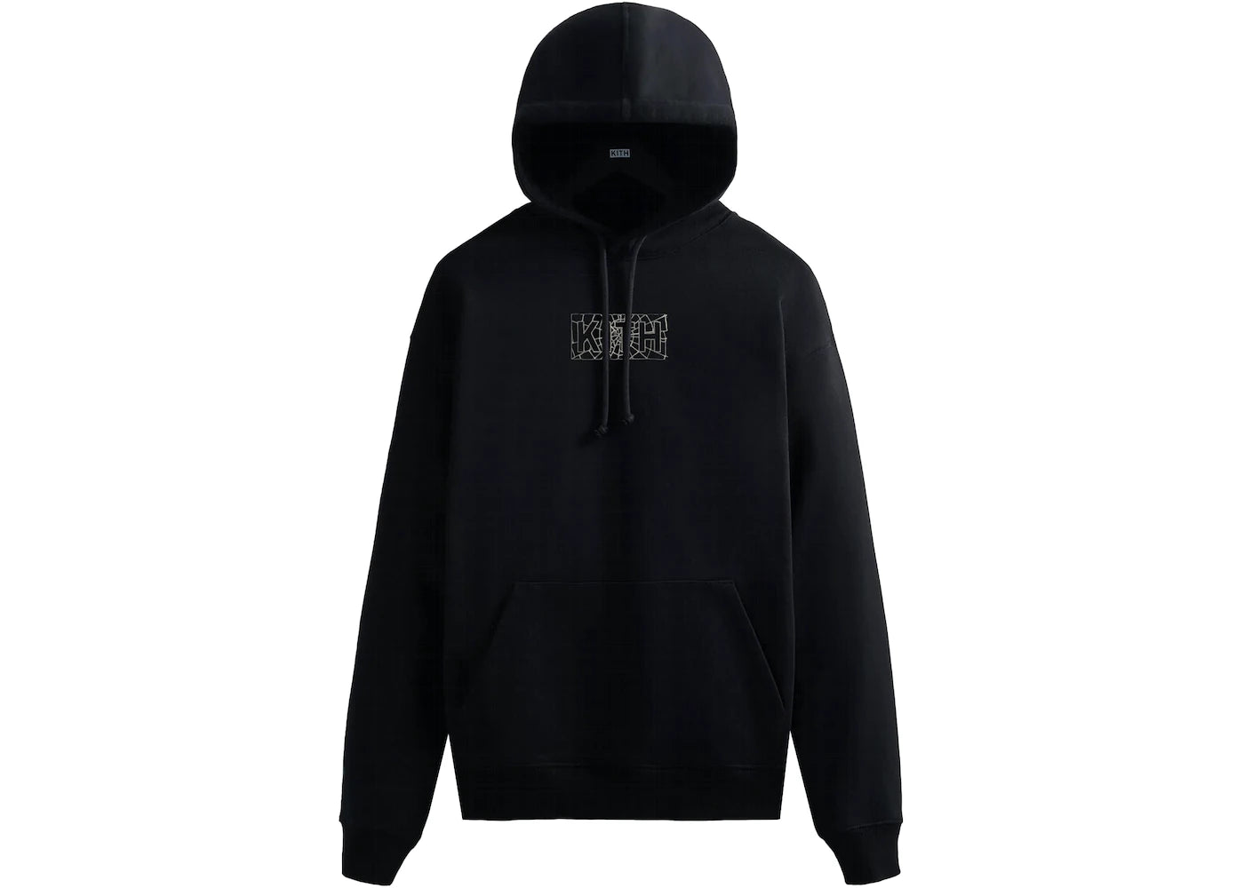 Kith Marvel Spider-Man Web Logo Hoodie Black