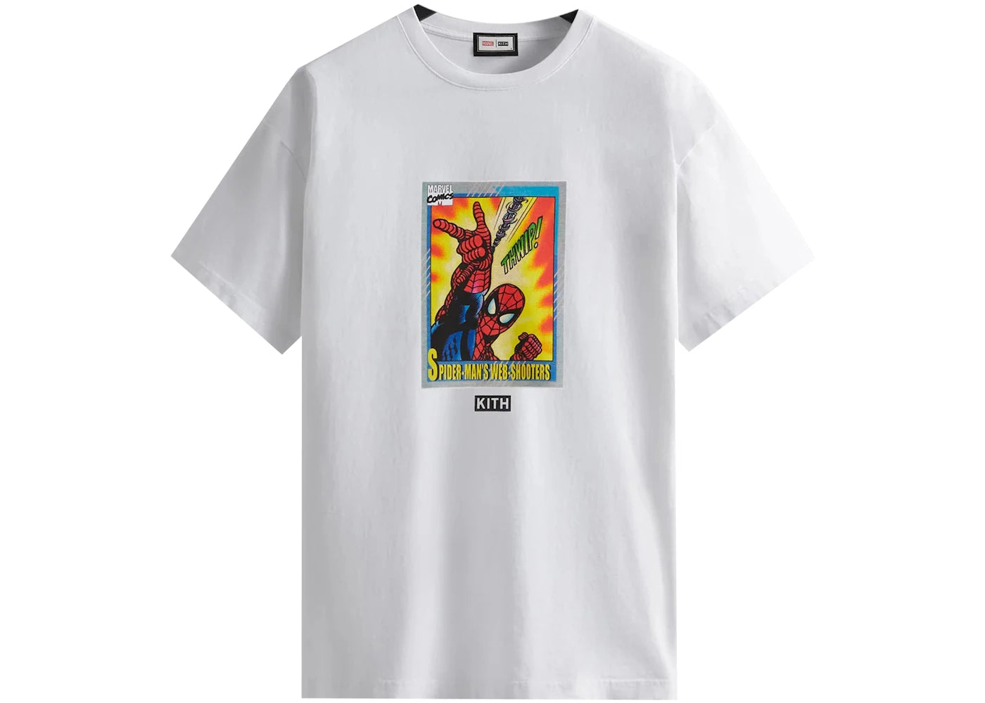 Kith Marvel Spider-Man Web-Shooter Vintage Tee White