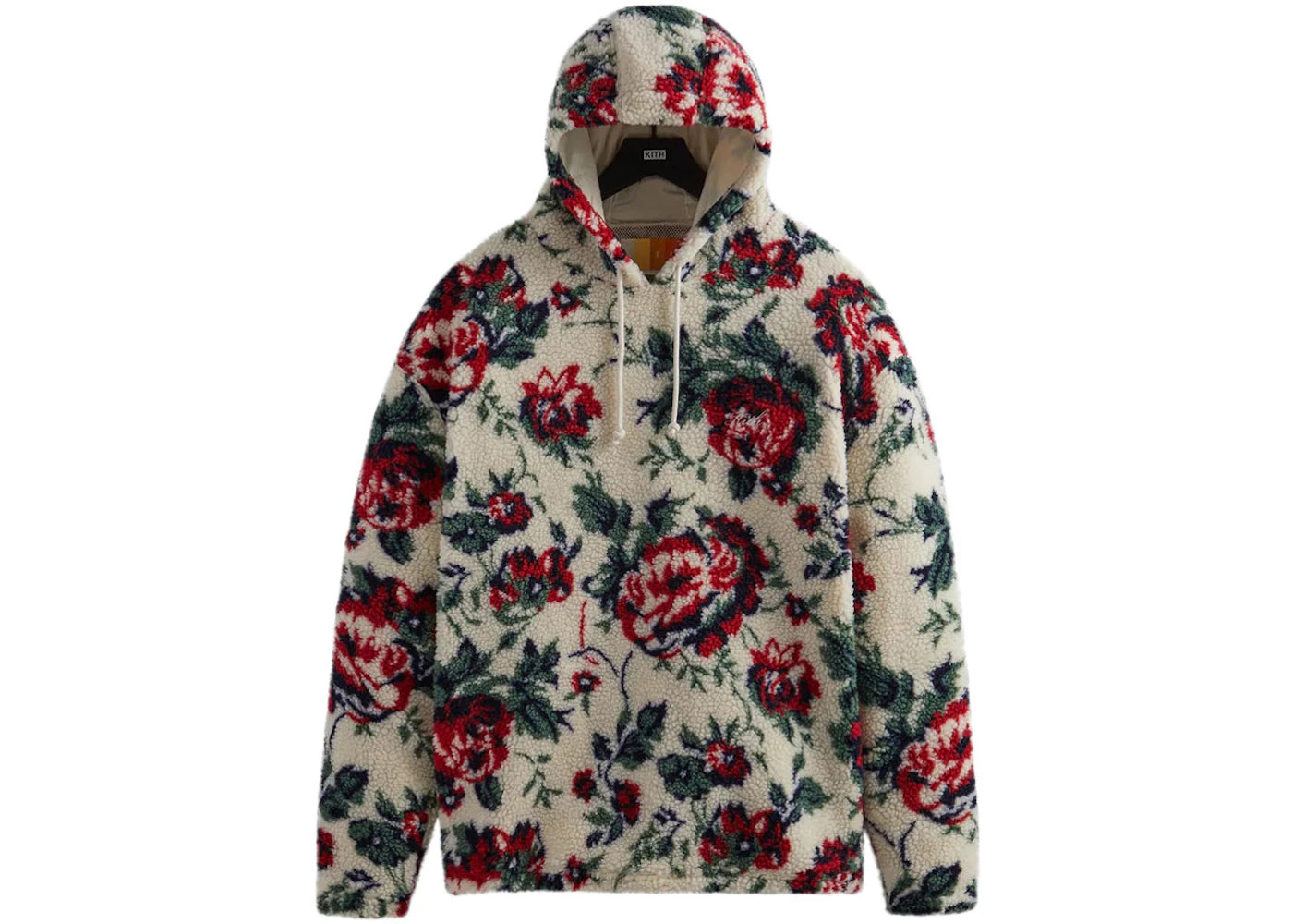 Kith Merrick Floral Sherpa Hoodie Sandrift