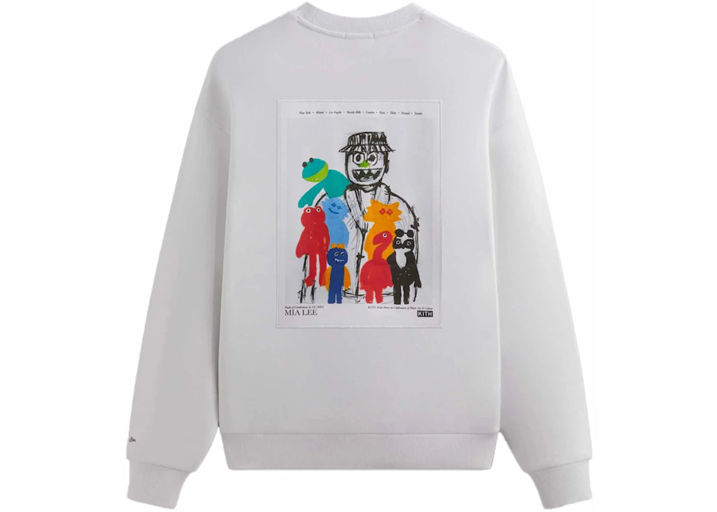 Kith Mia Lee Artist Nelson Crewneck White