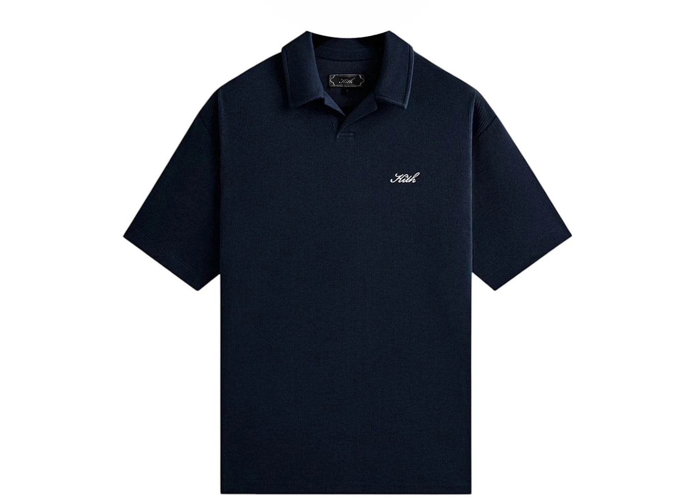 Kith Micro Waffle Drew Polo Nocturnal