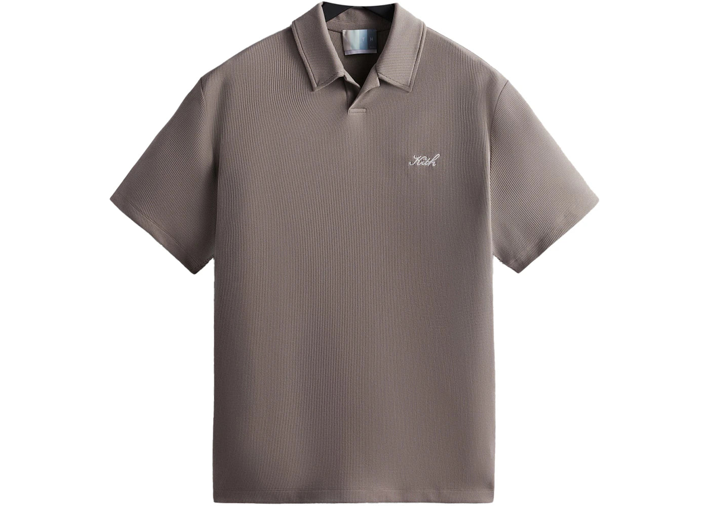 Kith Micro Waffle Drew Polo Quicksand