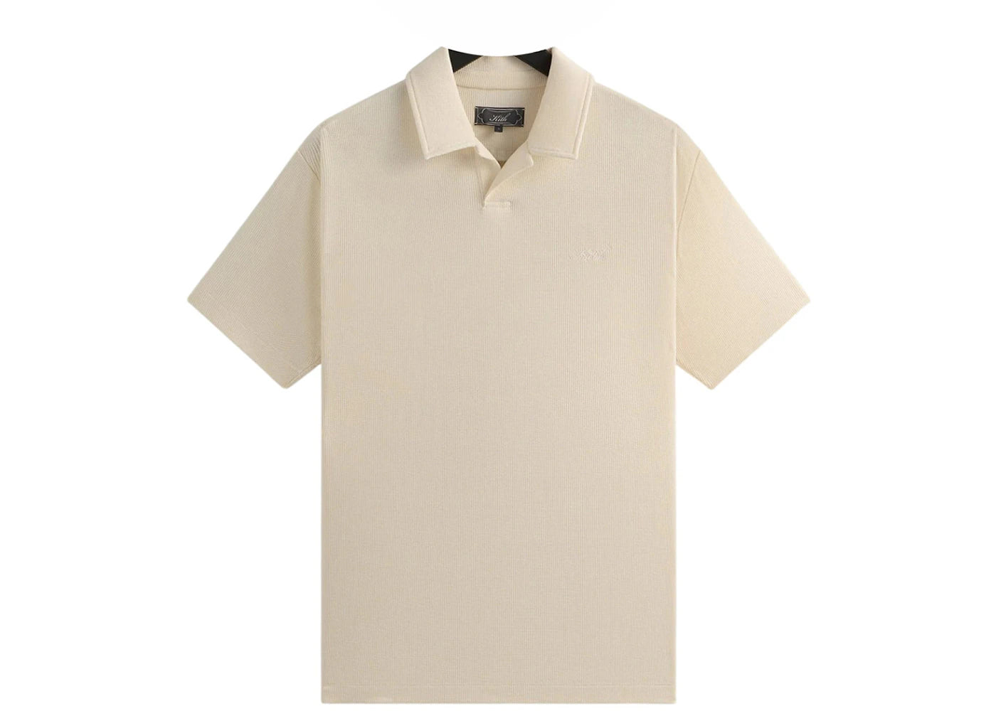 Kith Micro Waffle Drew Polo Sandrift