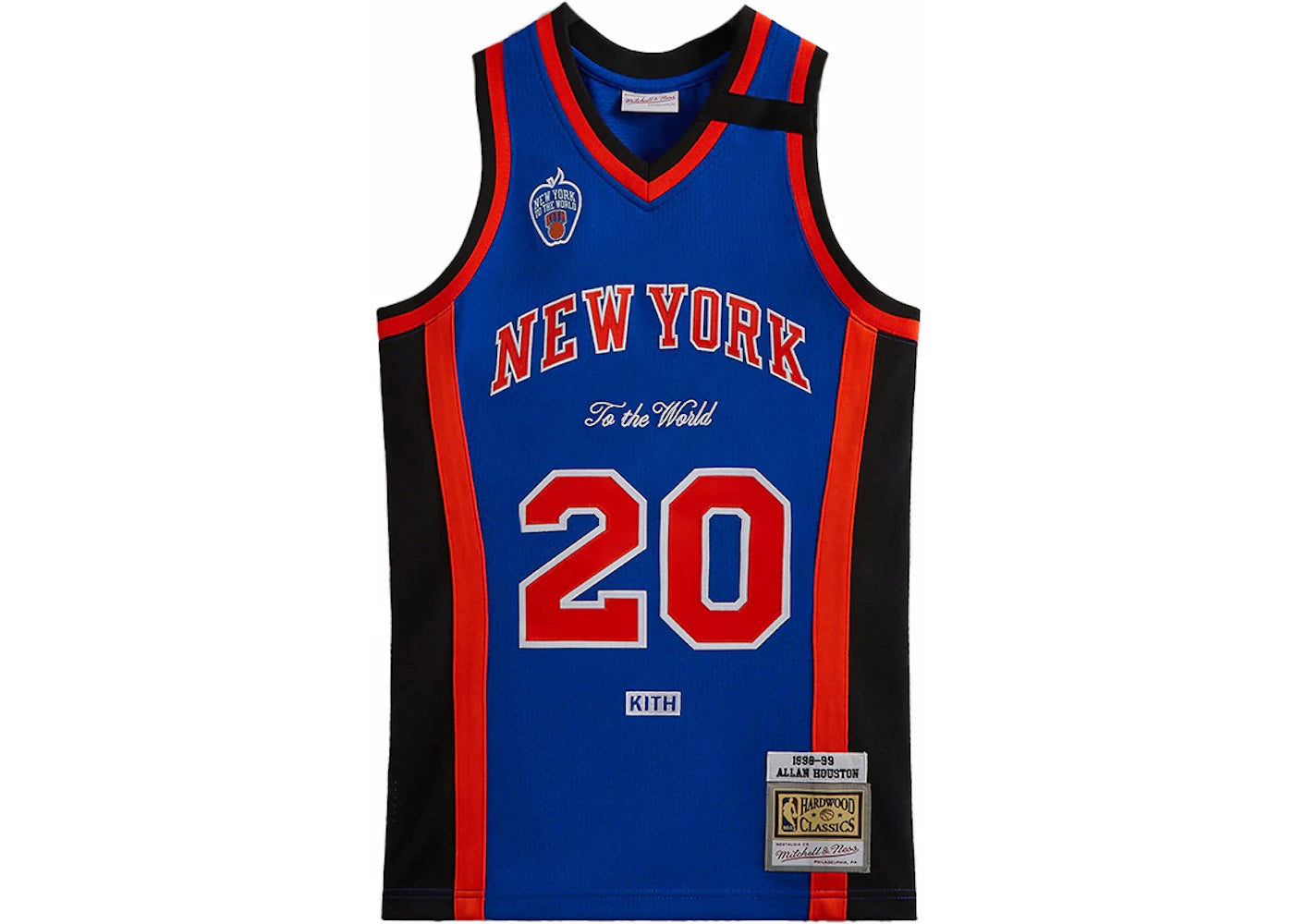 Kith Mitchell & Ness New York Knicks Allan Houston Jersey Knicks Blue/Knicks Orange