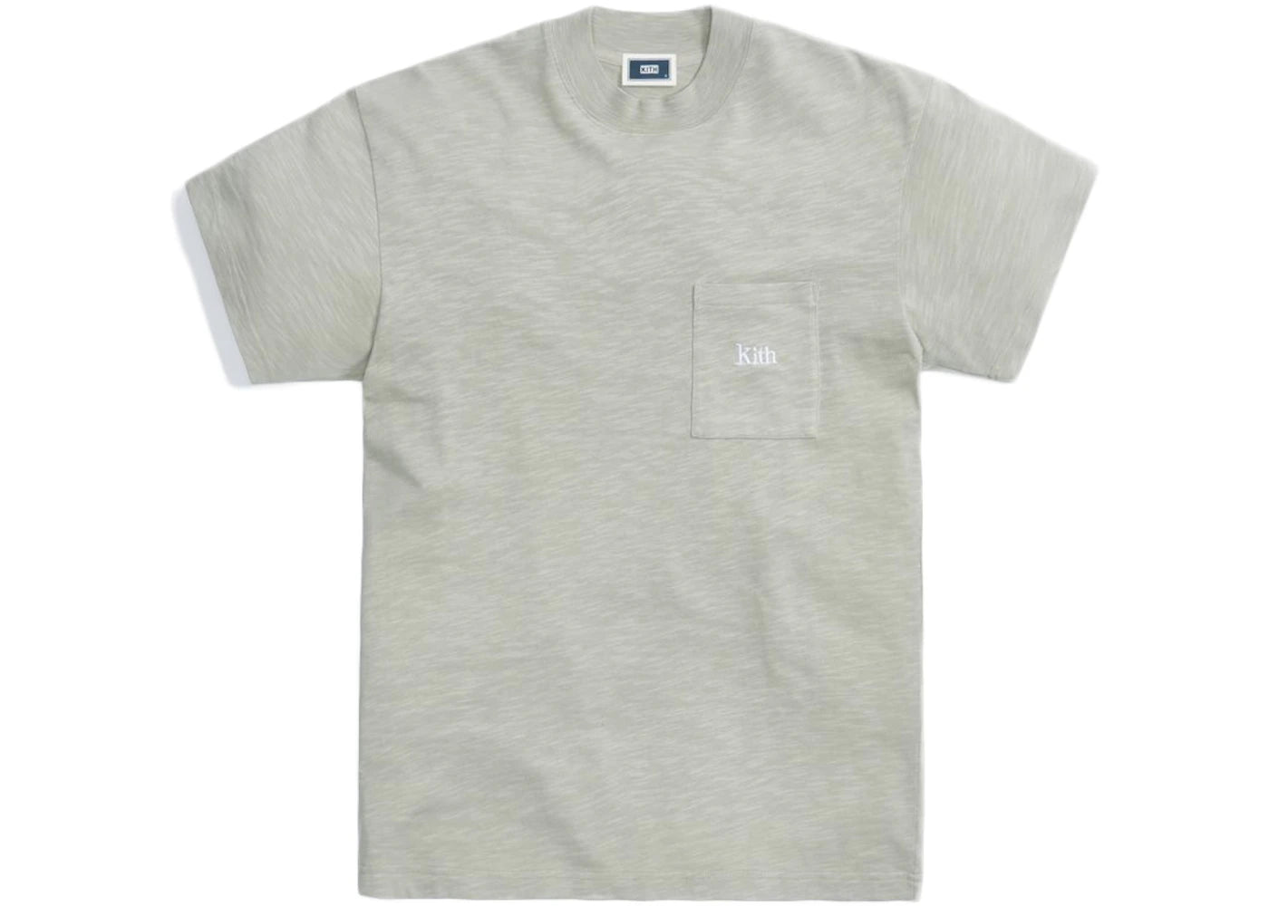 Kith Mock Neck JFK Pocket Tee Plaster