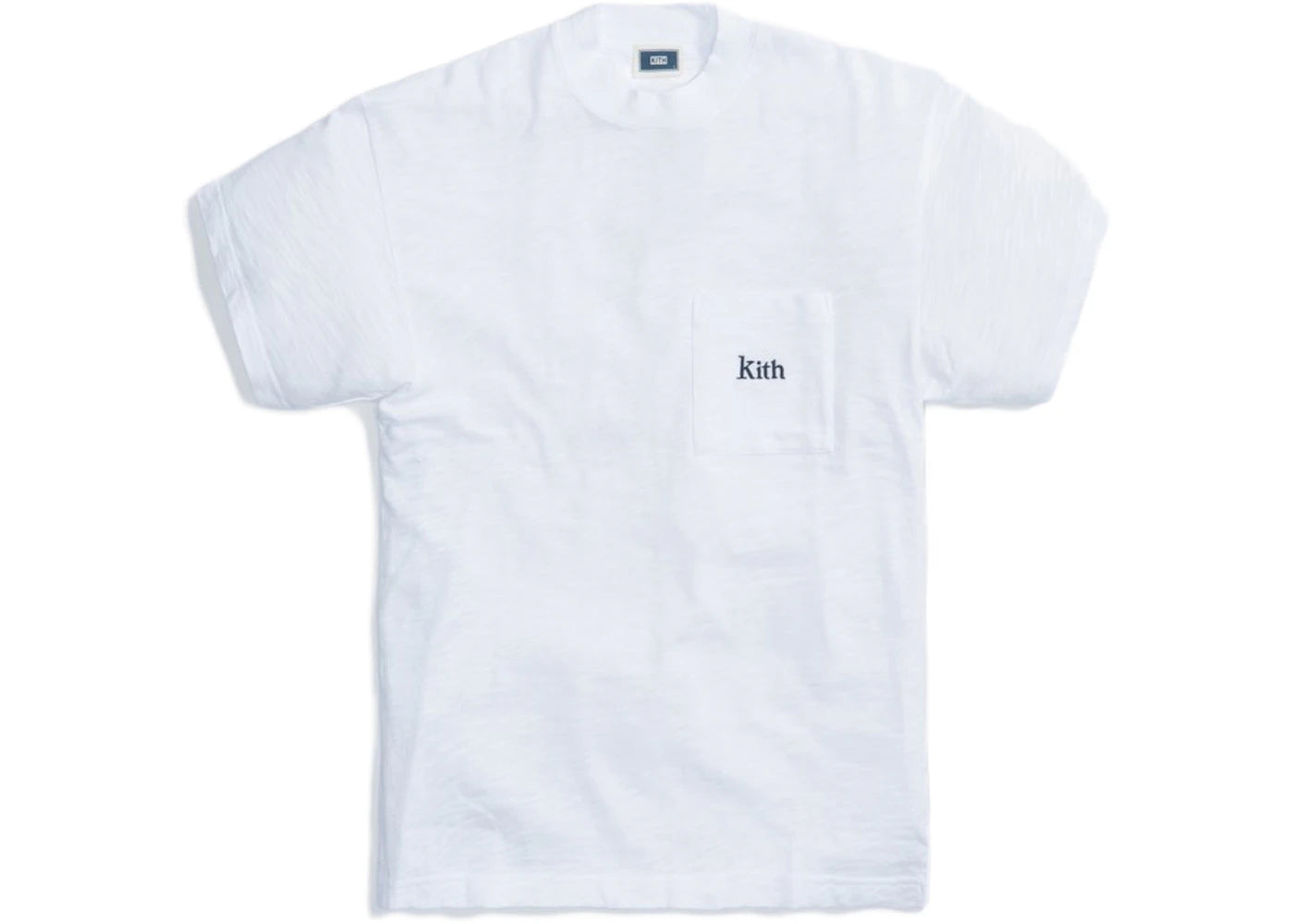 Kith Mock Neck JFK Pocket Tee White