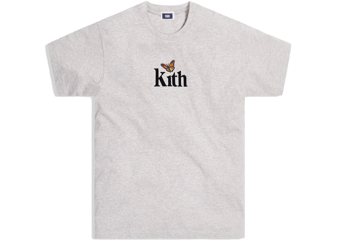 Kith Monarch Butterfly Tee Light Heather Grey