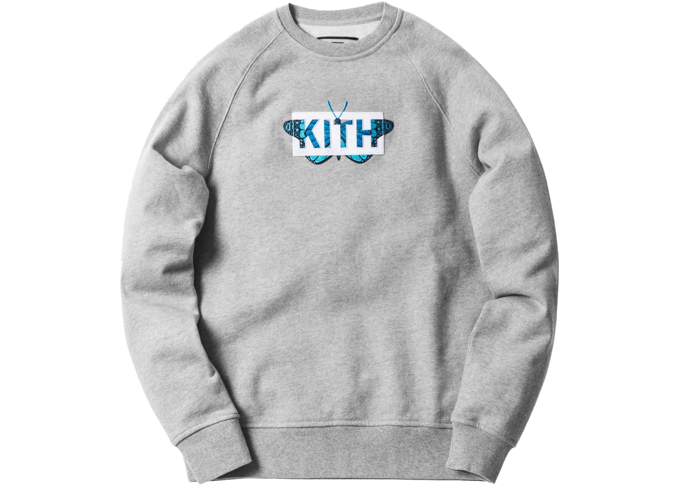 Kith Monarch Classic Logo Crewneck Heather Grey
