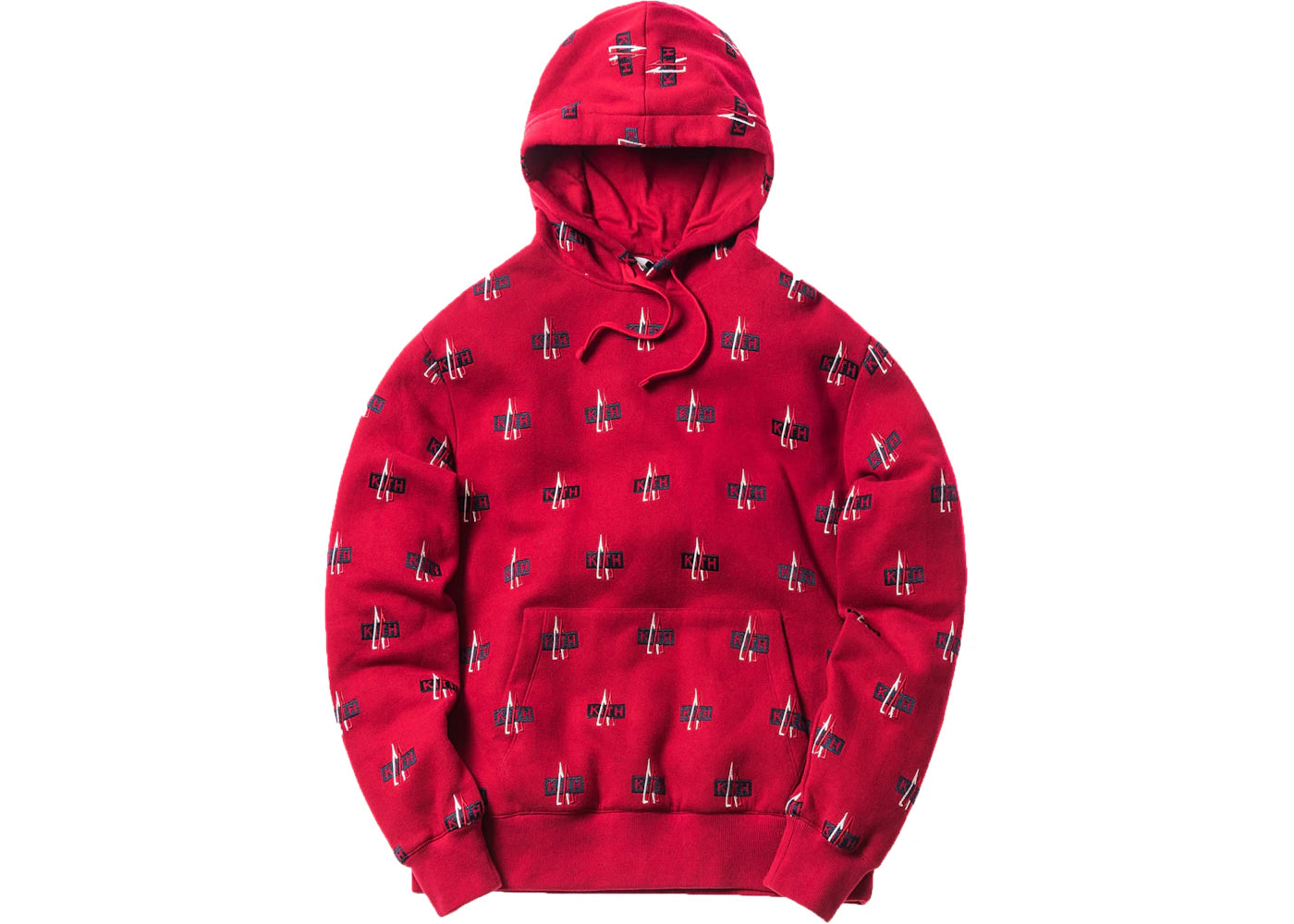 Kith Moncler Hoodie Red
