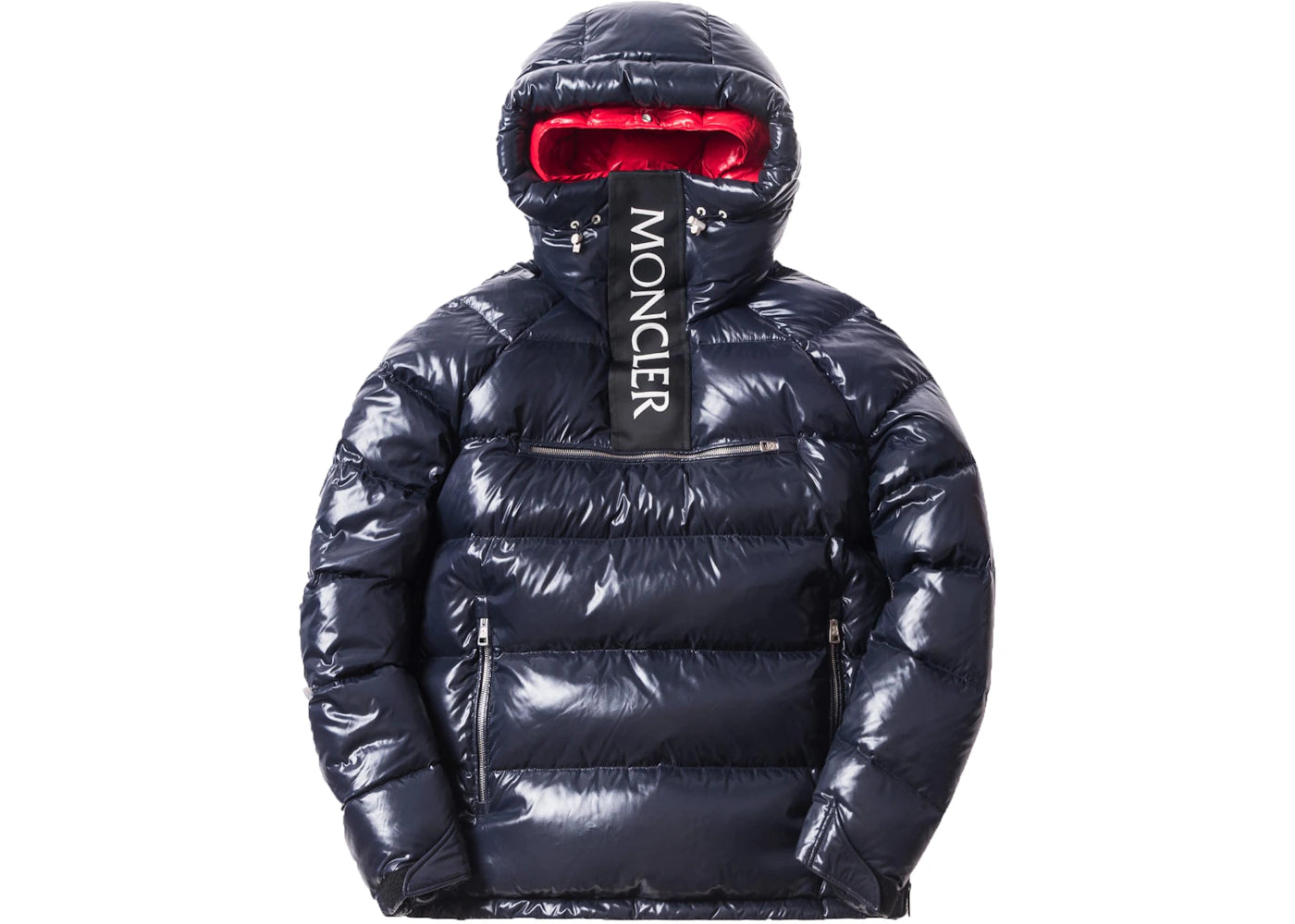 Kith Moncler Lachat Down Hoodie Navy