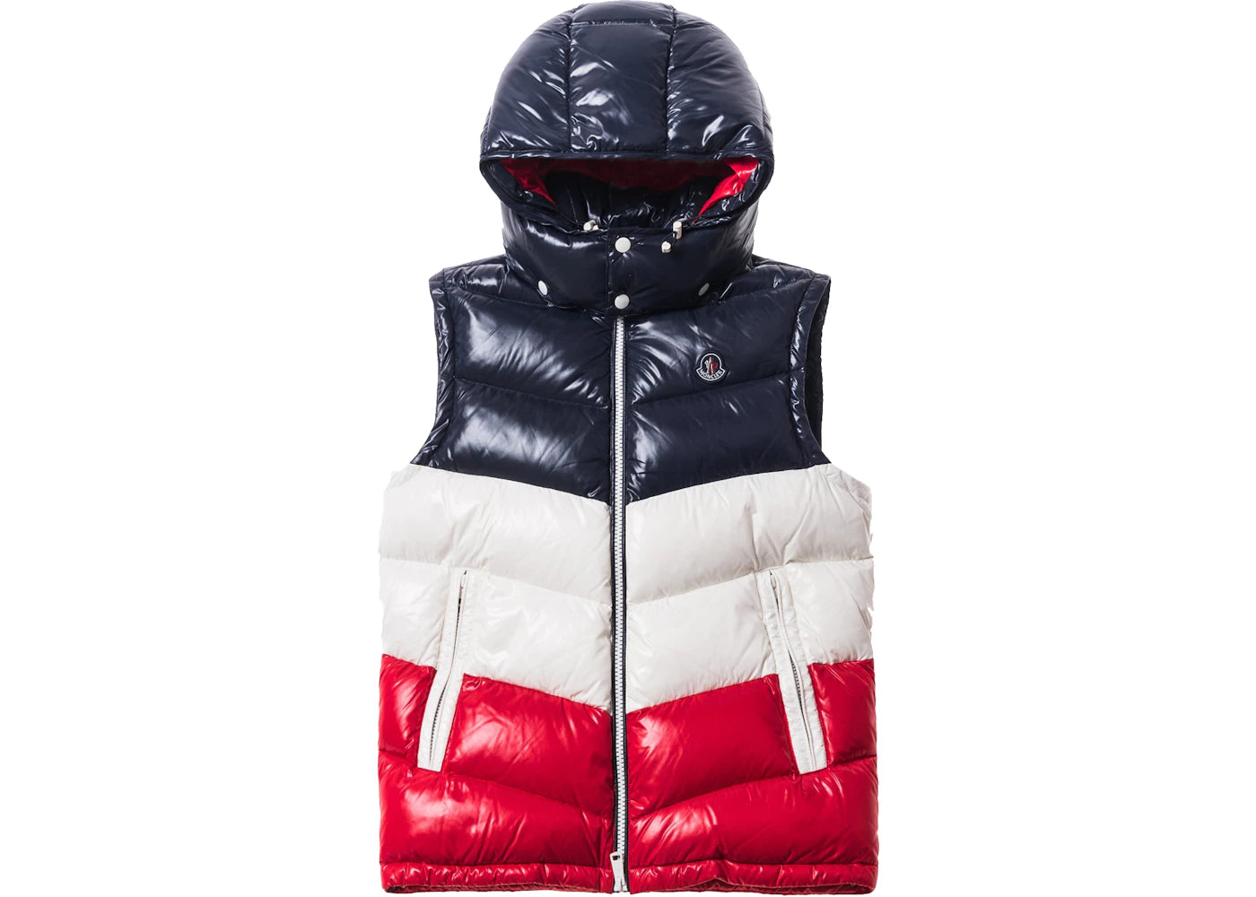 Kith Moncler Pelat Down Vest Navy/Red