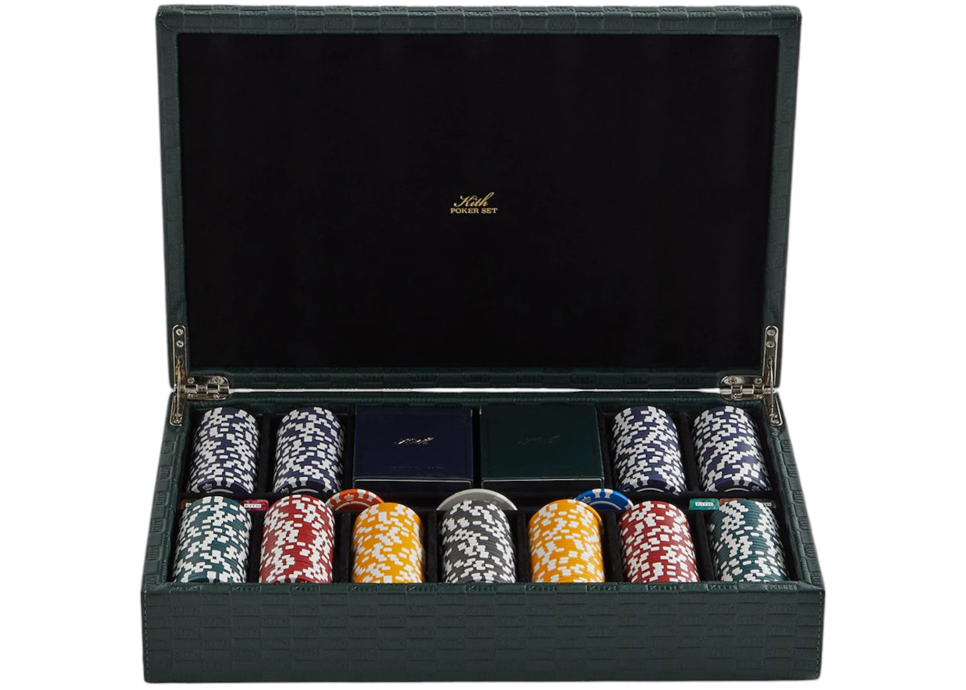 Kith Monogram Saffiano Leather Poker Set Stadium
