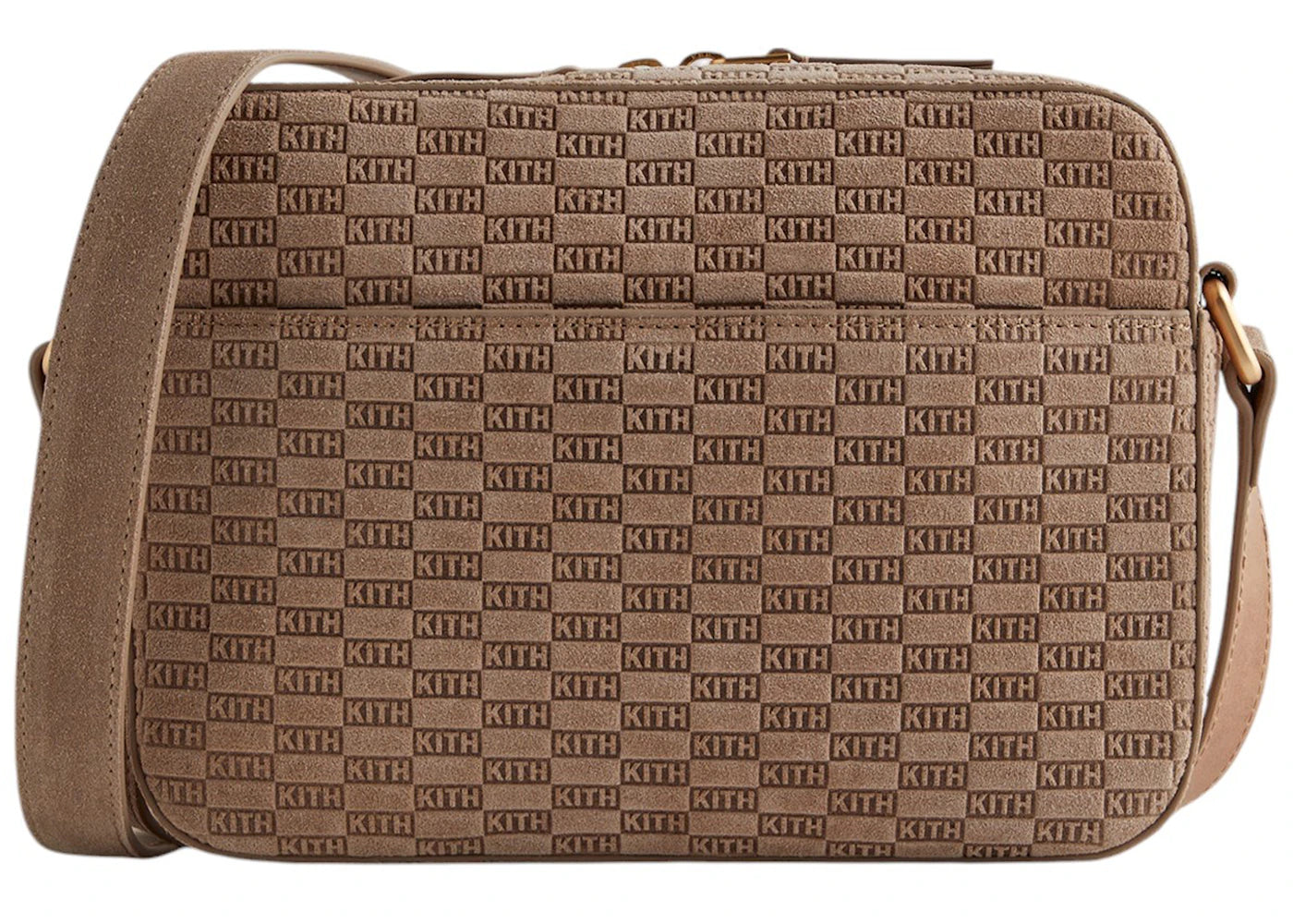 Kith Monogram Suede Camera Crossbody Loft