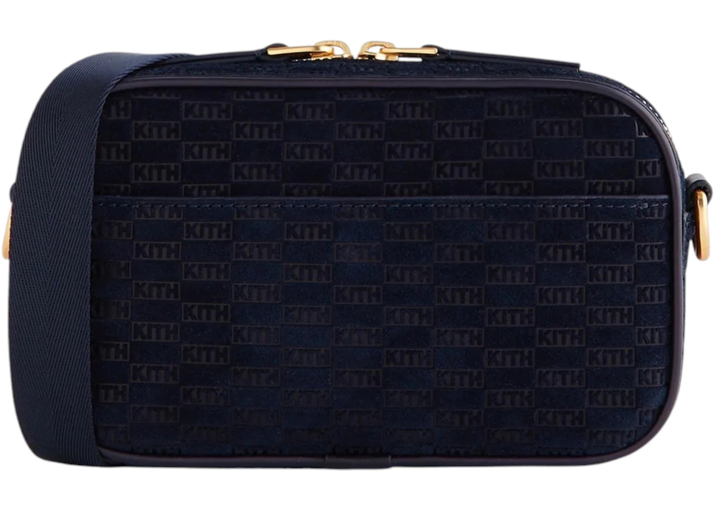 Kith Monogram Suede Crosswalk K20 Bag Ink