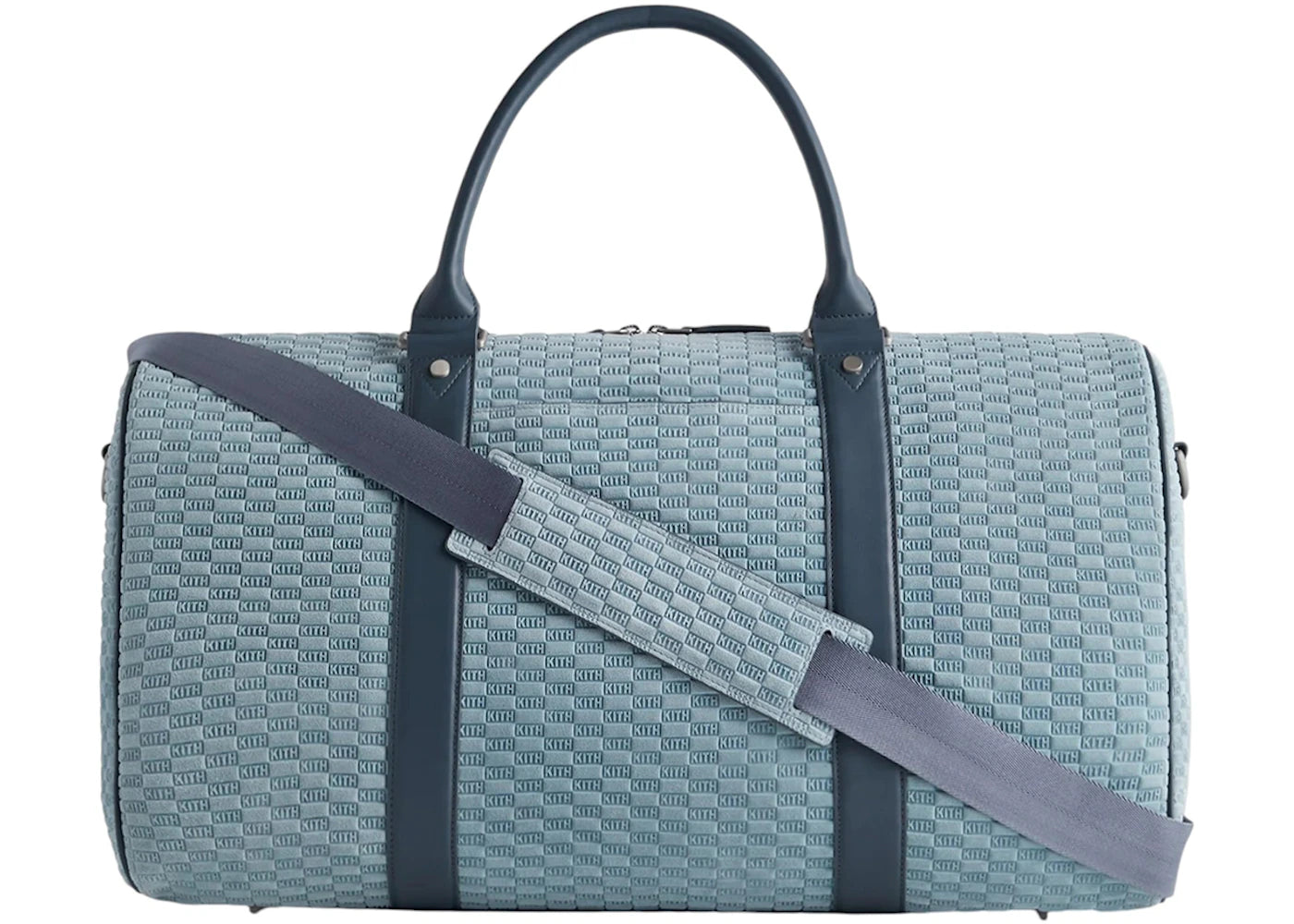 Kith Monogram Suede Duffle Bag Mist
