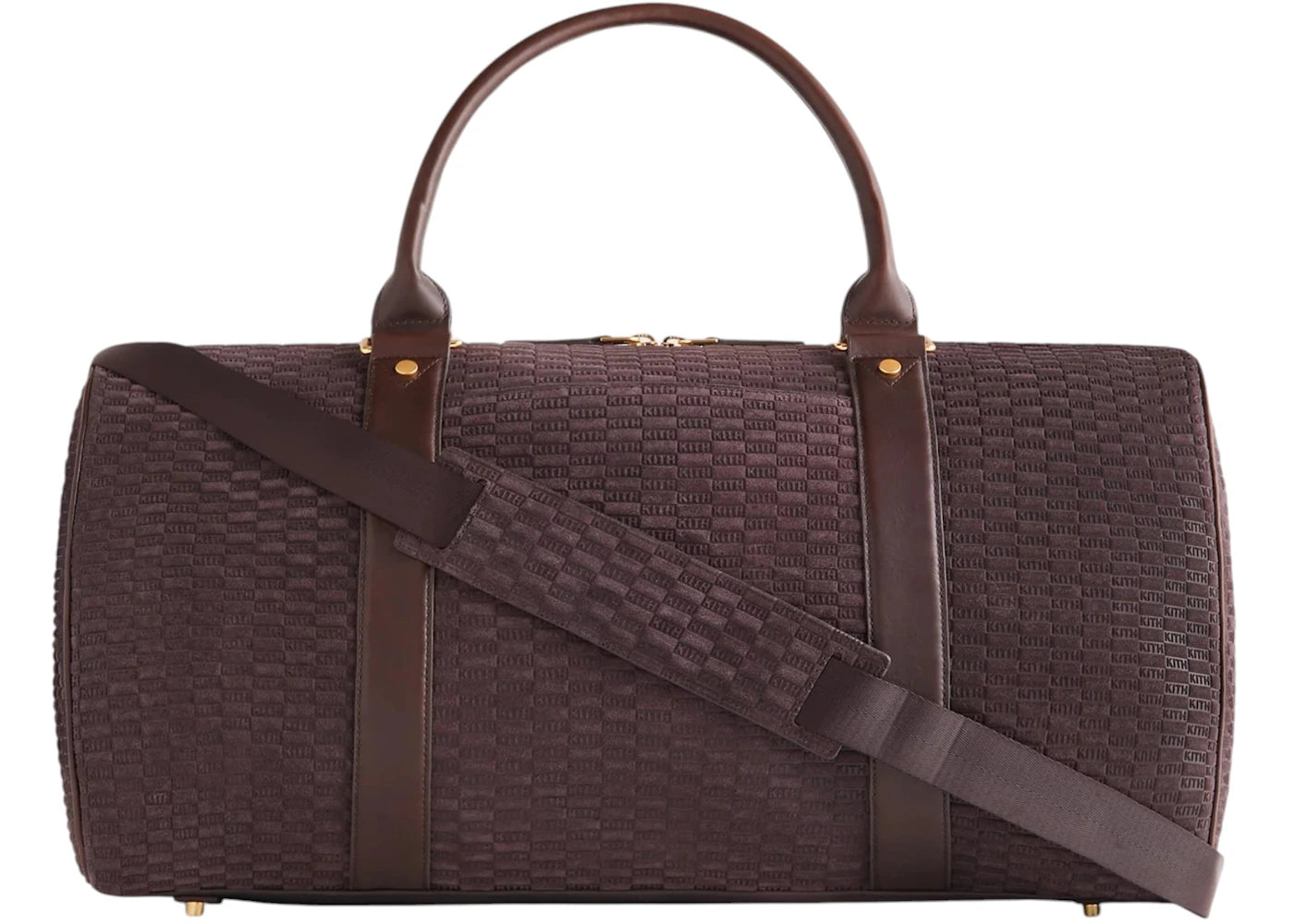 Kith Monogram Suede Traveler K55 Bag Incognito