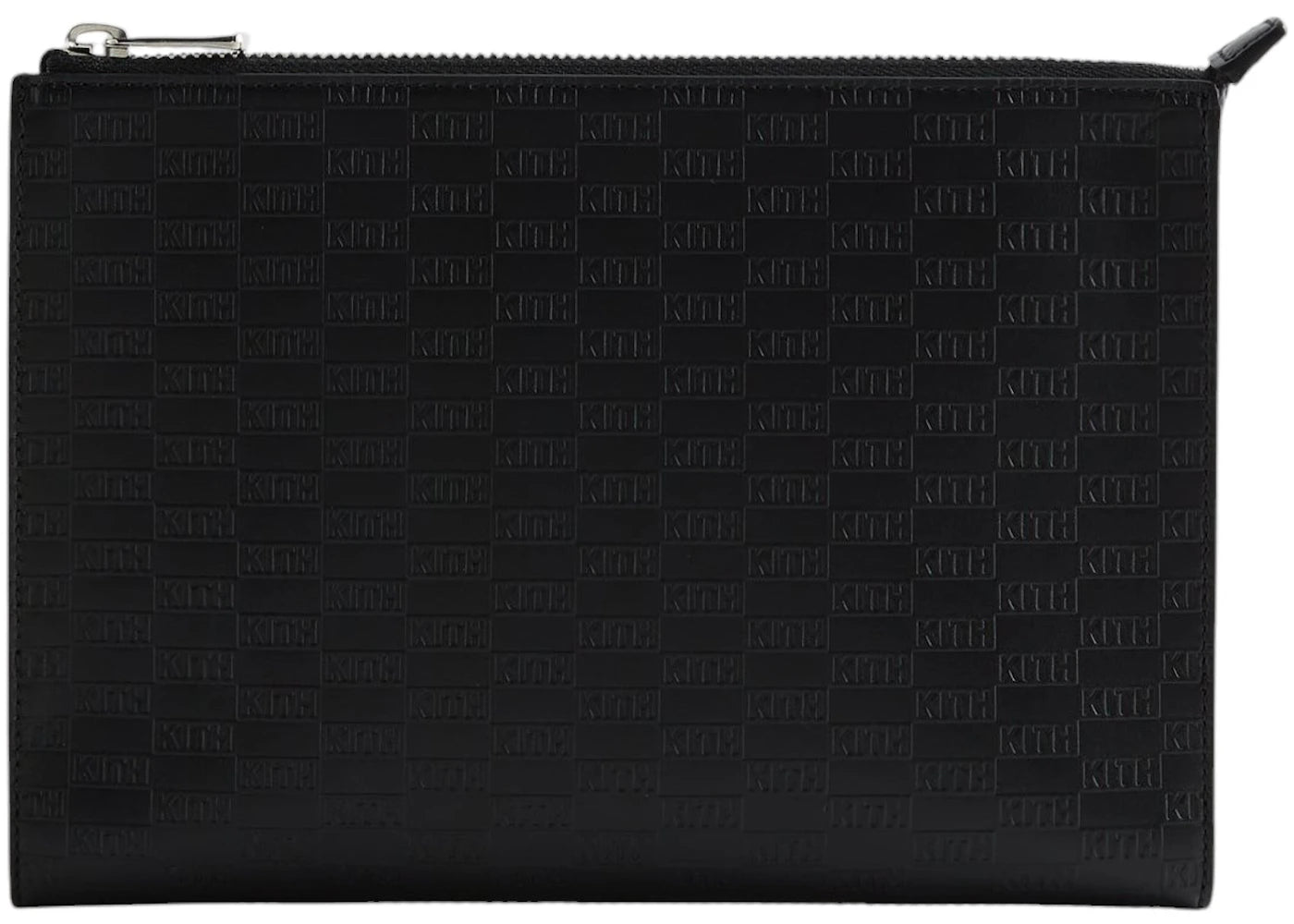 Kith Monogram Zipper Pouch Black